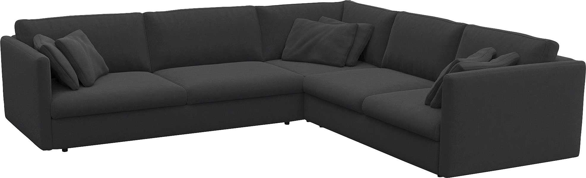 FLEXLUX Ecksofa "Lovane", Weich & anschmiegsam, große Sitztiefe auf Kaltsch günstig online kaufen