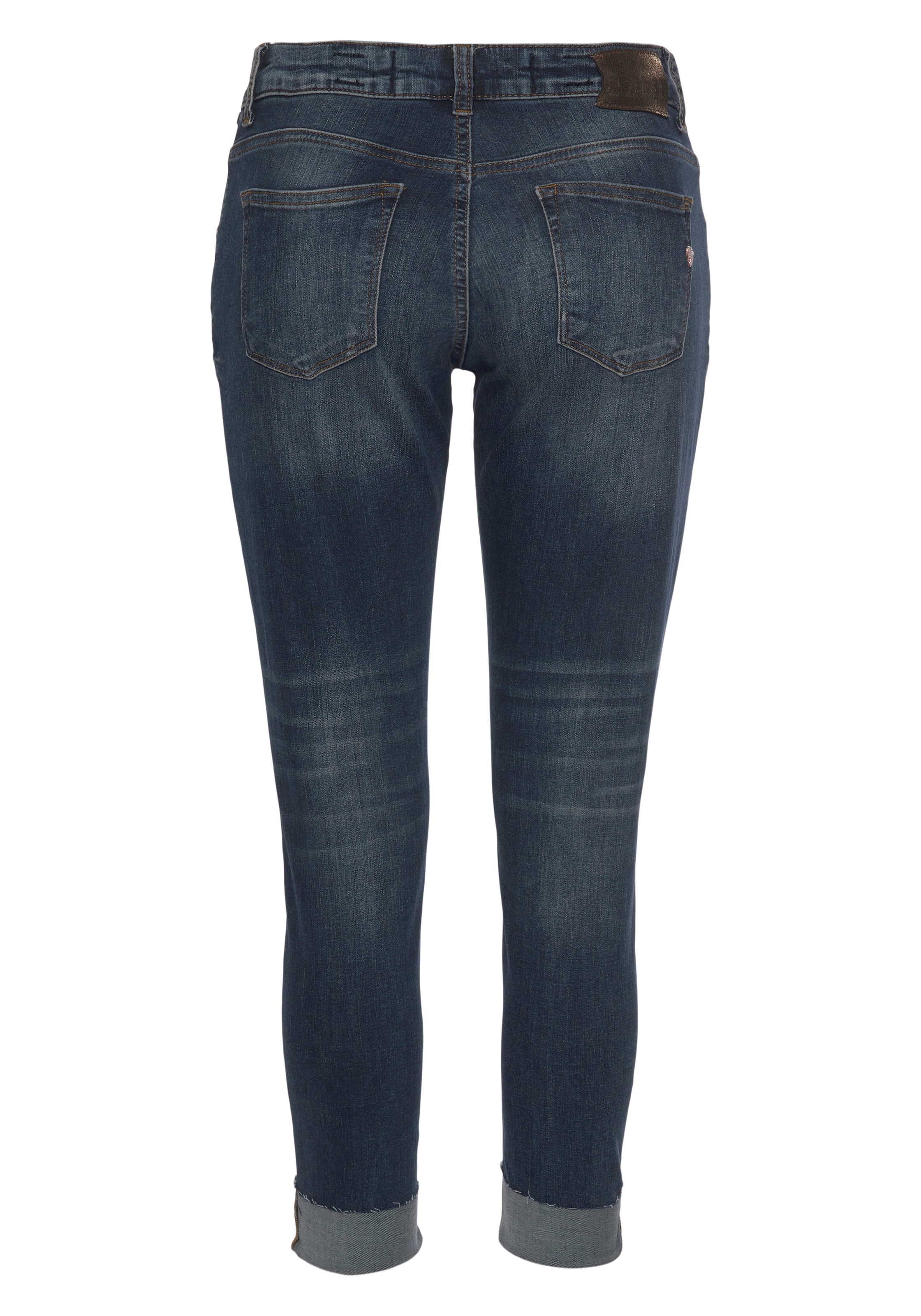 kaufen mit Details, zum Krempeln Zhrill 7/8-Jeans bequem »NOVA«, Kontrast