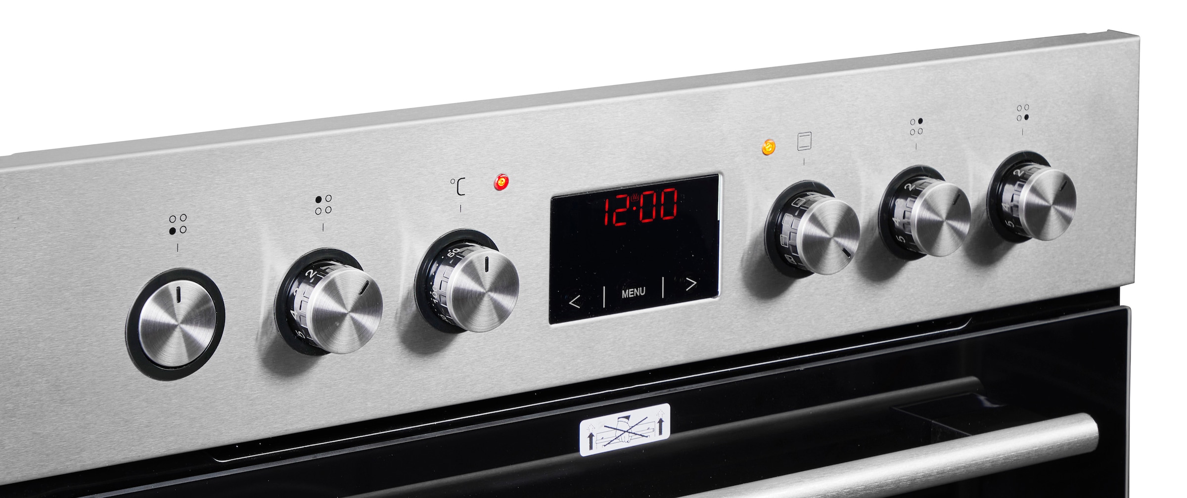 Amica Induktions Herd-Set »EHI 935 333 E« Steam Clean Backofen | Induktionskochfeld, 1 Stk. tlg. Alles im Griff: Timer, klare Sicht, schnell sauber