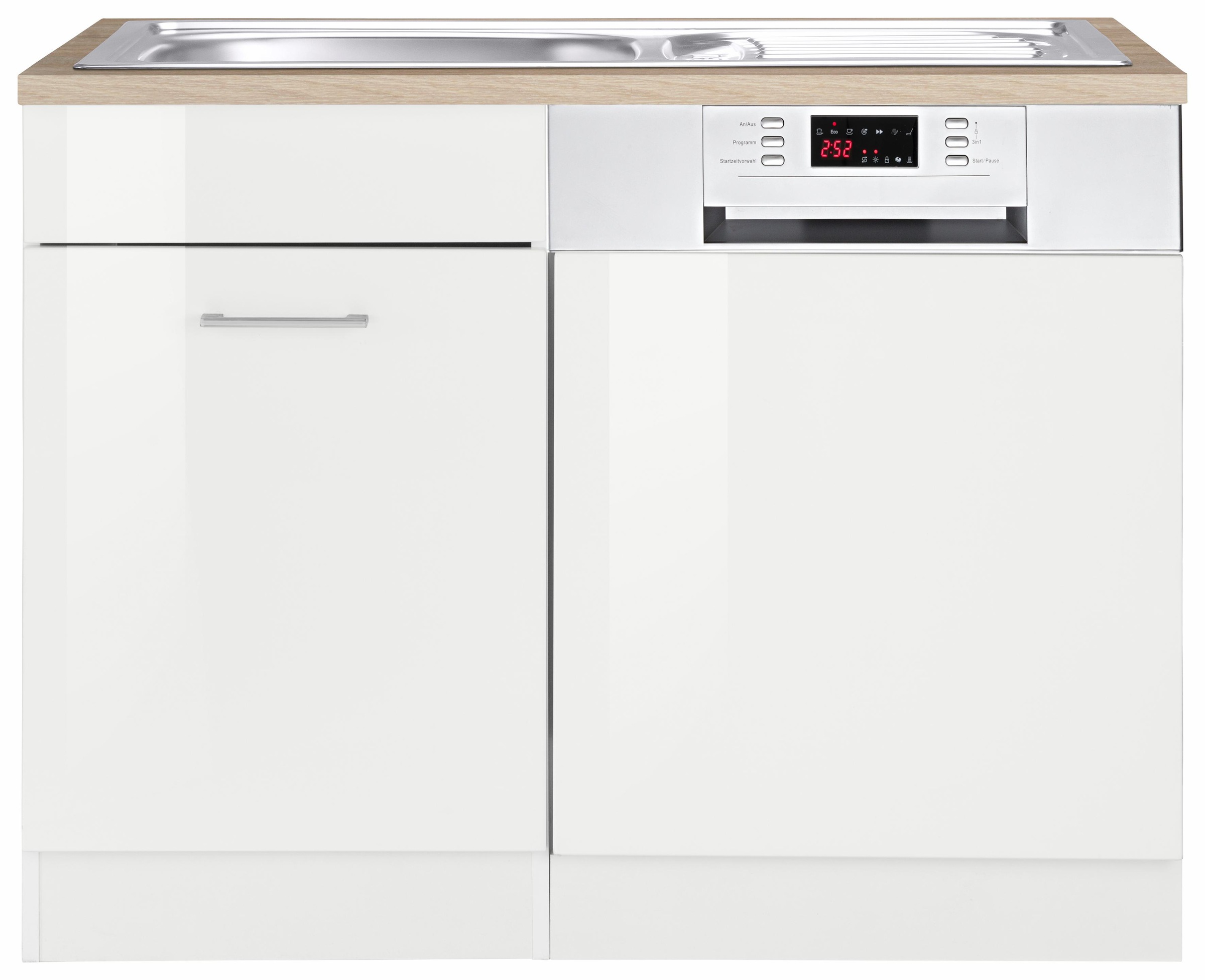 KOCHSTATION Spülenschrank "KS-Utah" Breite 110 cm, mit Tür/Sockel für Gesch günstig online kaufen