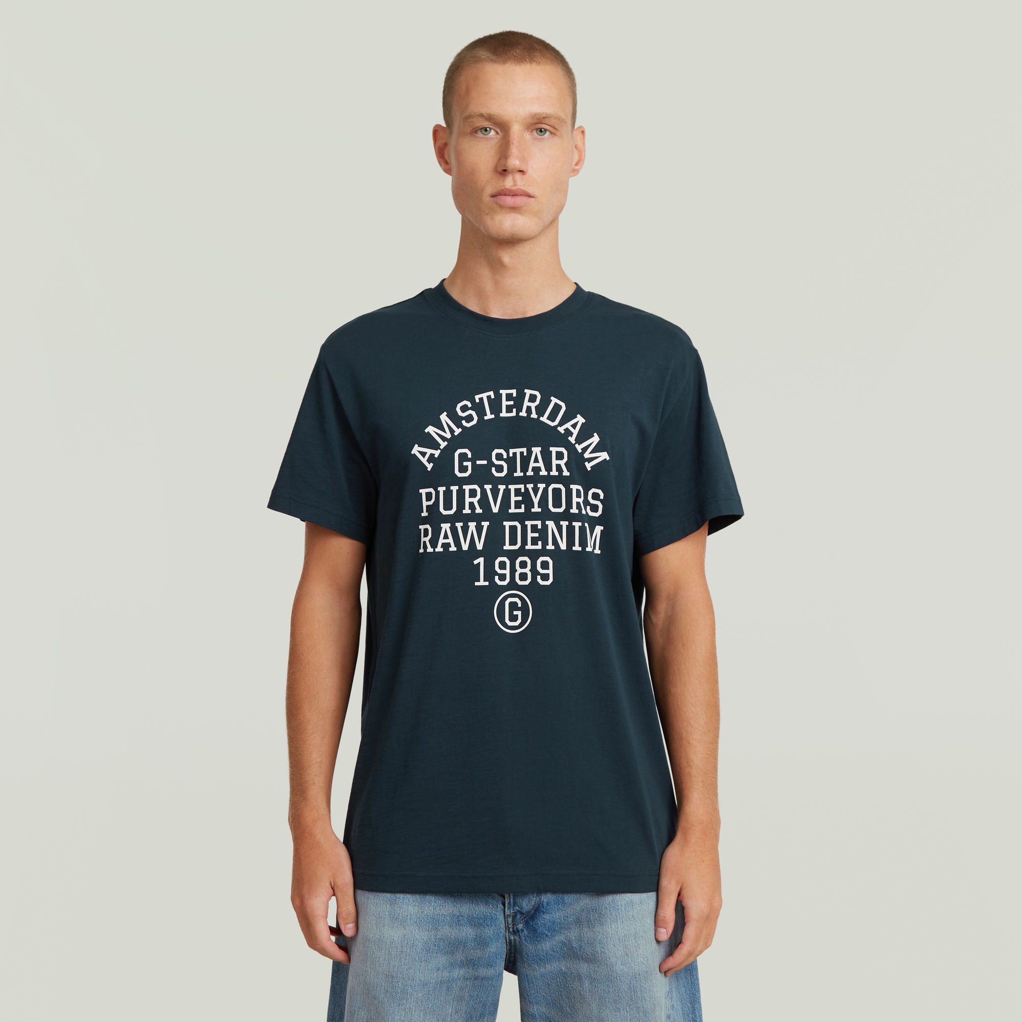 G-STAR T-Shirt »Purveyors« mit Rundhals, Frontprint