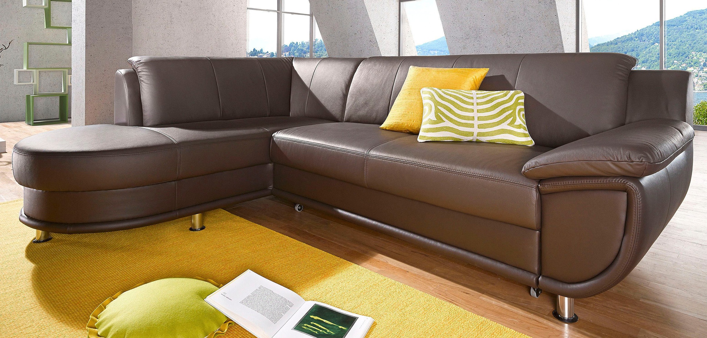 TRENDMANUFAKTUR Ecksofa »Rondo, zeitlos und elegant, OTTOs Choice, bequem, günstig online kaufen