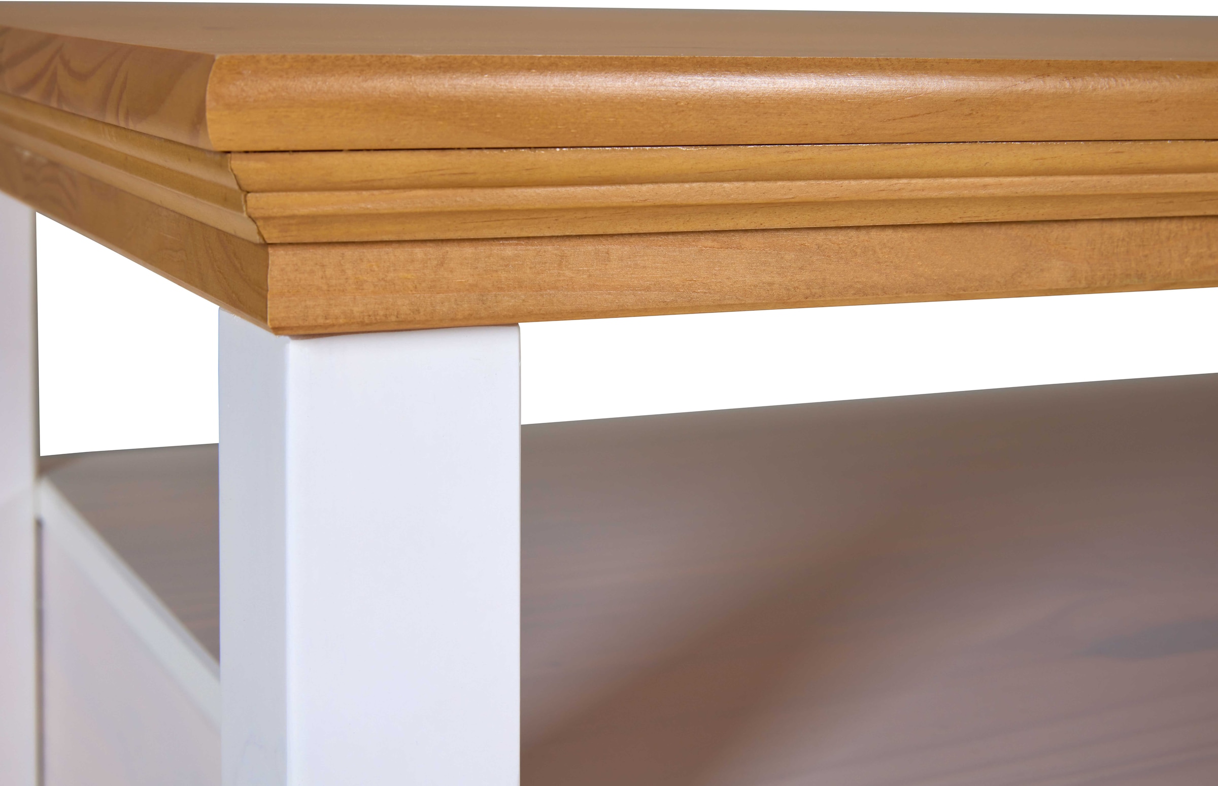 Inter Link Couchtisch »Couchtisch Maluno« 1 Stk. tlg. Kiefer Massiv, Soft-Close, Stauraum, BxTxH: ca. 119,40 x 60 x 49 cm