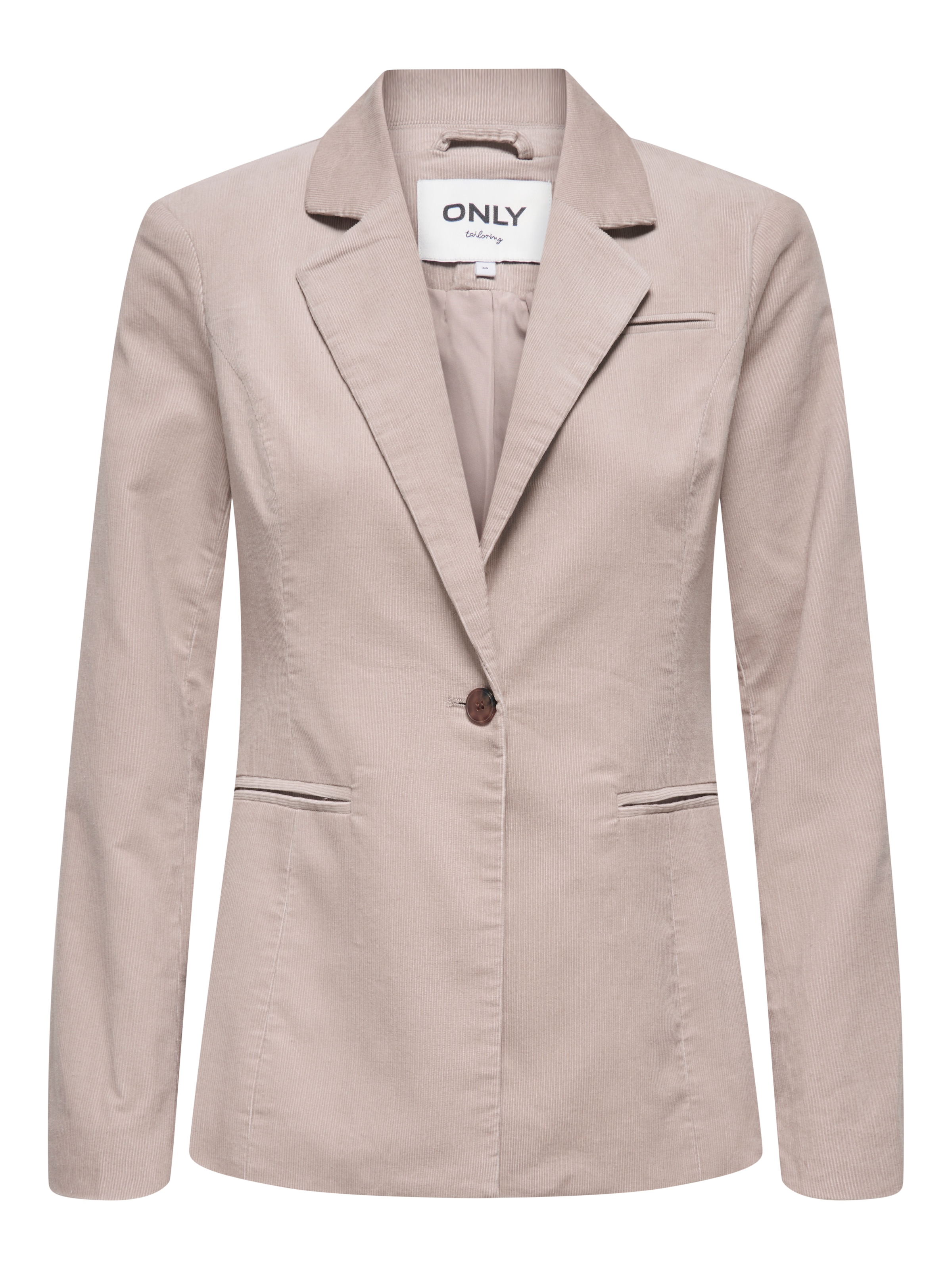 ONLY Kurzblazer »ONLNESSA L/S CORD FIT BLAZER CC TLR« aus Cord, regular fit, schmale Ärmel