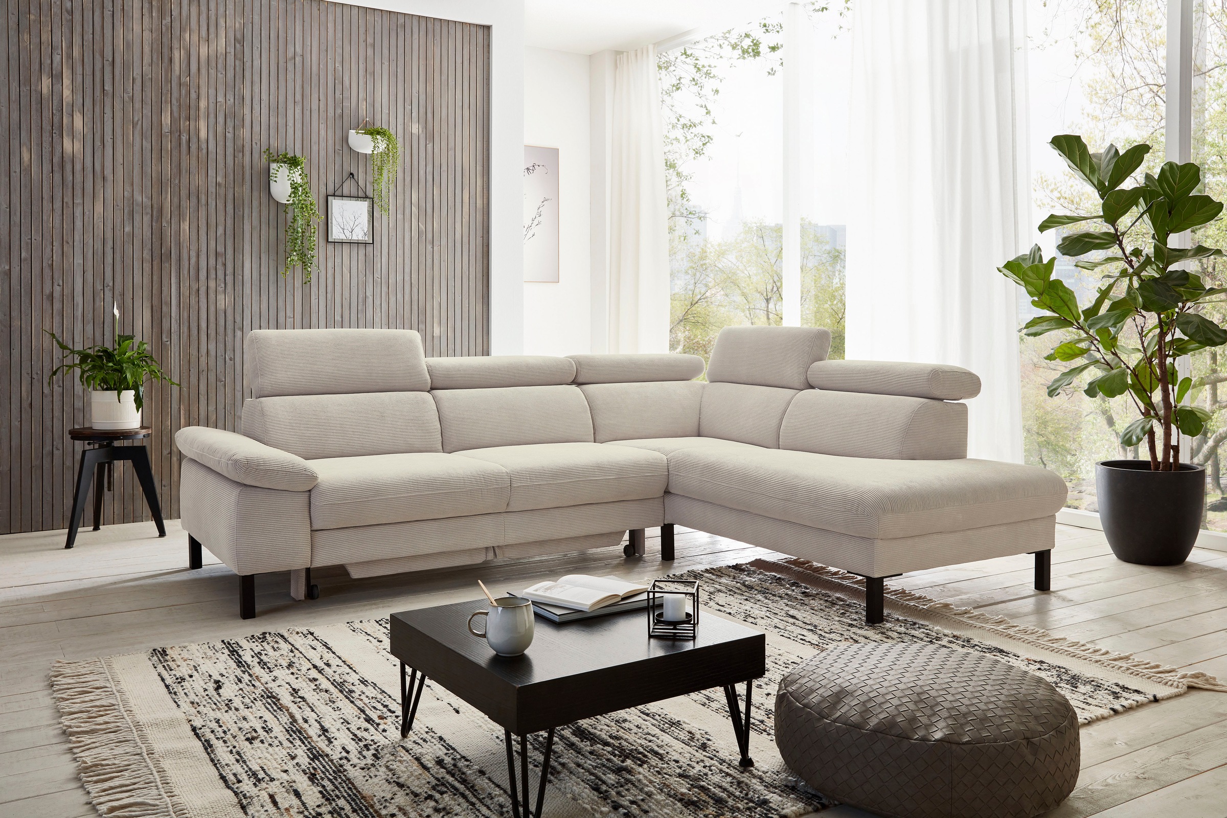 Home affaire Ecksofa »Arnayon mit Querschläfer-Bettfunktion, Schlafsofa, gr günstig online kaufen