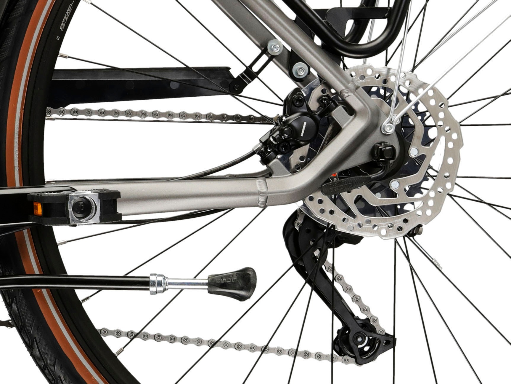 Kross Trekkingrad »KROSS Trekkingrad 28" Trans 5.0 ULT.RA silver 18 Gänge« 18 Gang Shimano CUES U3020 Schaltwerk Kettenschaltung