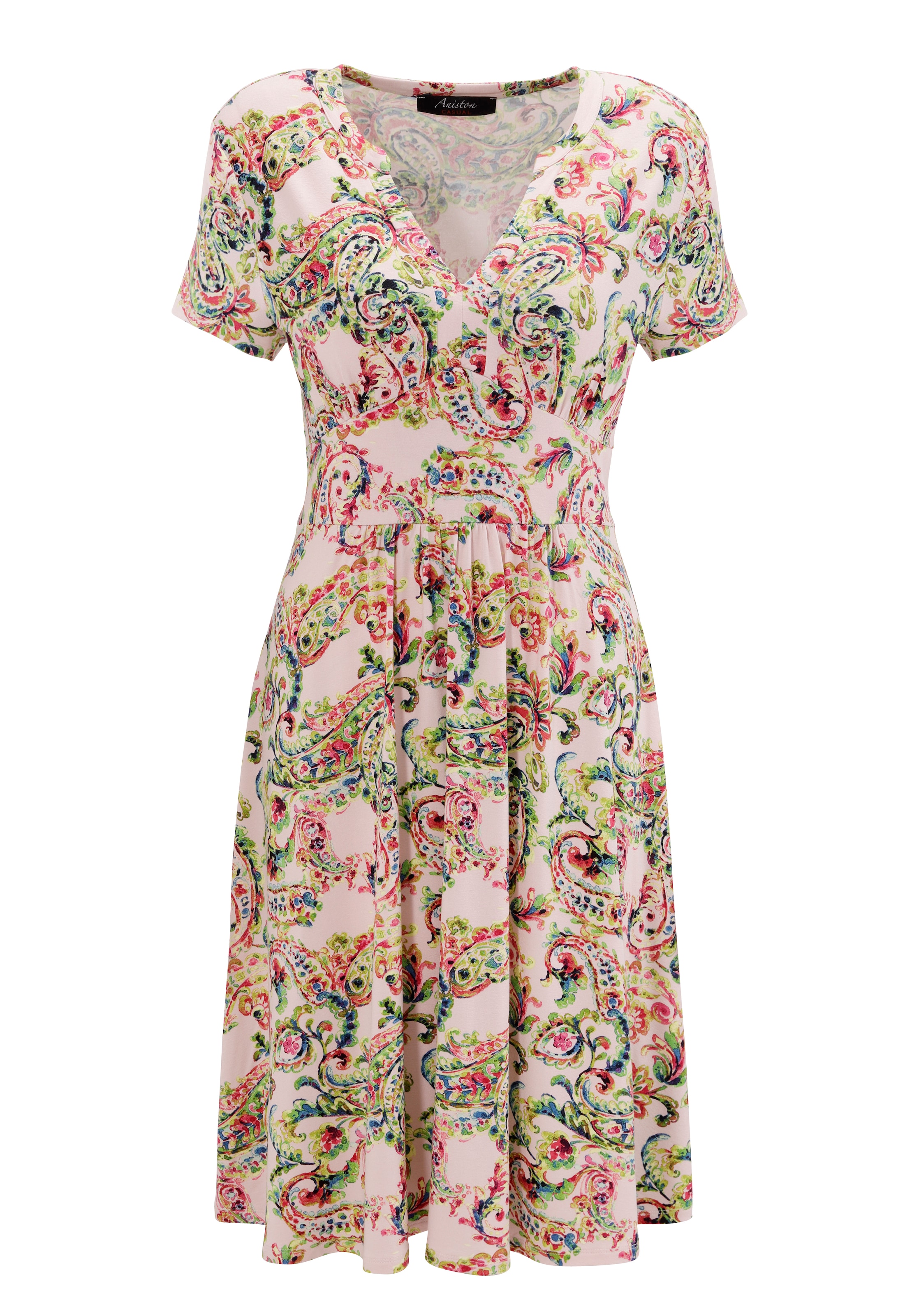 Aniston CASUAL Sommerkleid, mit fantasievollem farbharmonischen Paisley-Druck