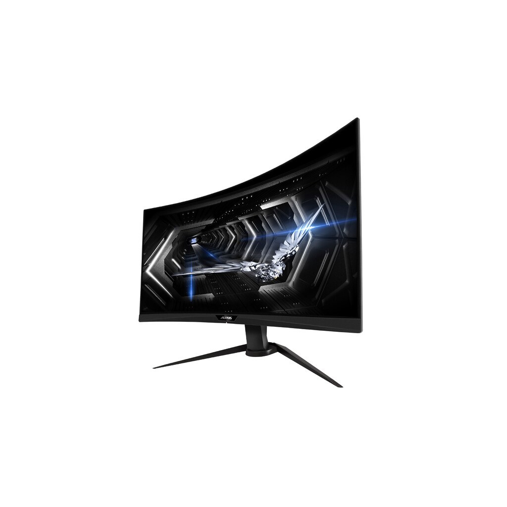 Gigabyte Gaming-Monitor »AORUS CV27Q«, 68,6 cm/27 Zoll, 2560 x 1440 px, QHD, 1 ms Reaktionszeit, 165 Hz, Neigbarkeit -20°C ~ +20°C