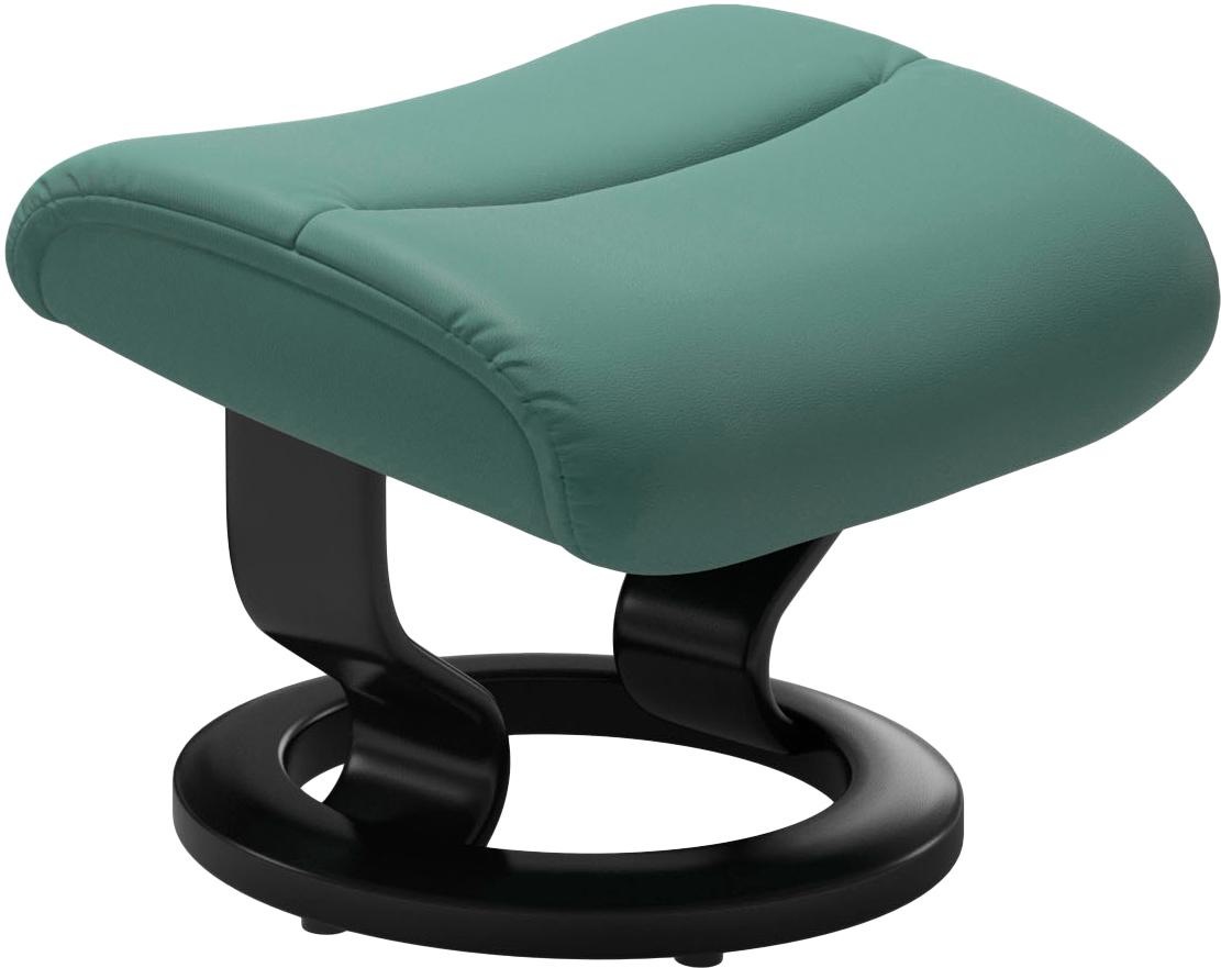 Stressless® Relaxsessel »View«, (Set, Relaxsessel mit Hocker), mit Classic Base, Größe S,Gestell Schwarz