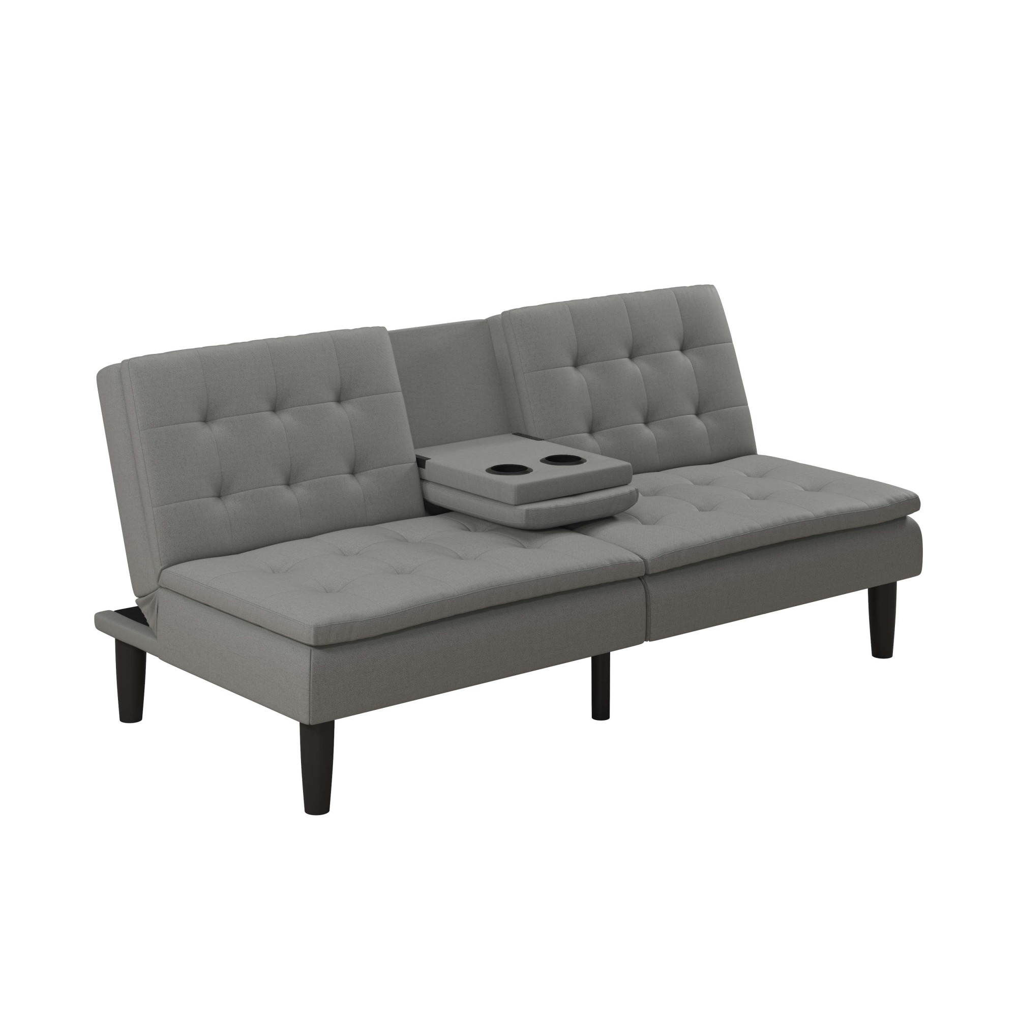 Dorel Home Schlafsofa »MAINE, Kinosofa mit Relax- und Bettfunktion,«, mit 2 Getränkehaltern, Liegefläche 190 x 110 cm
