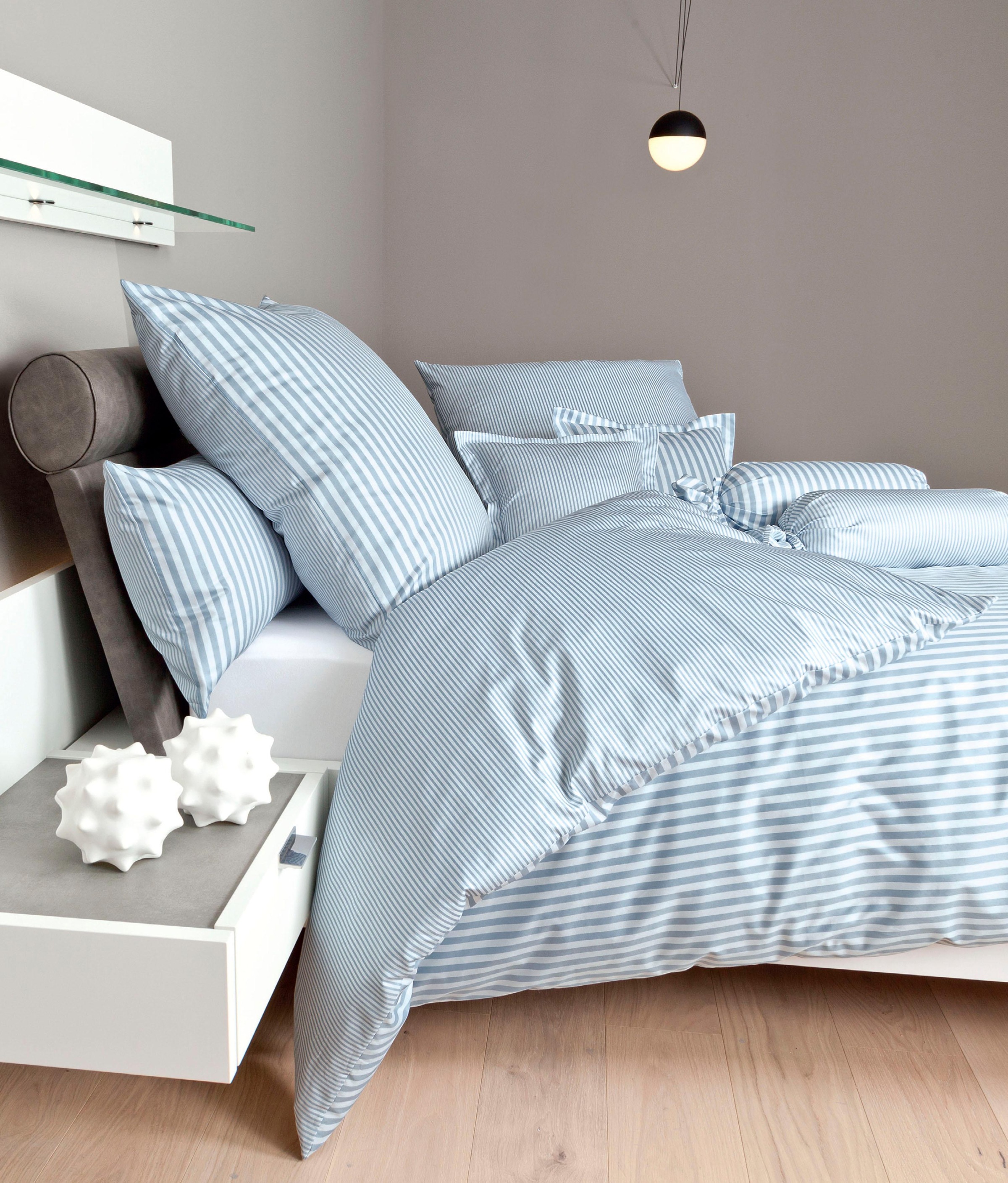 Janine Wendebettwäsche »modernclassic 3912, 100% Baumwolle« 3 Stk. tlg. mit günstig online kaufen