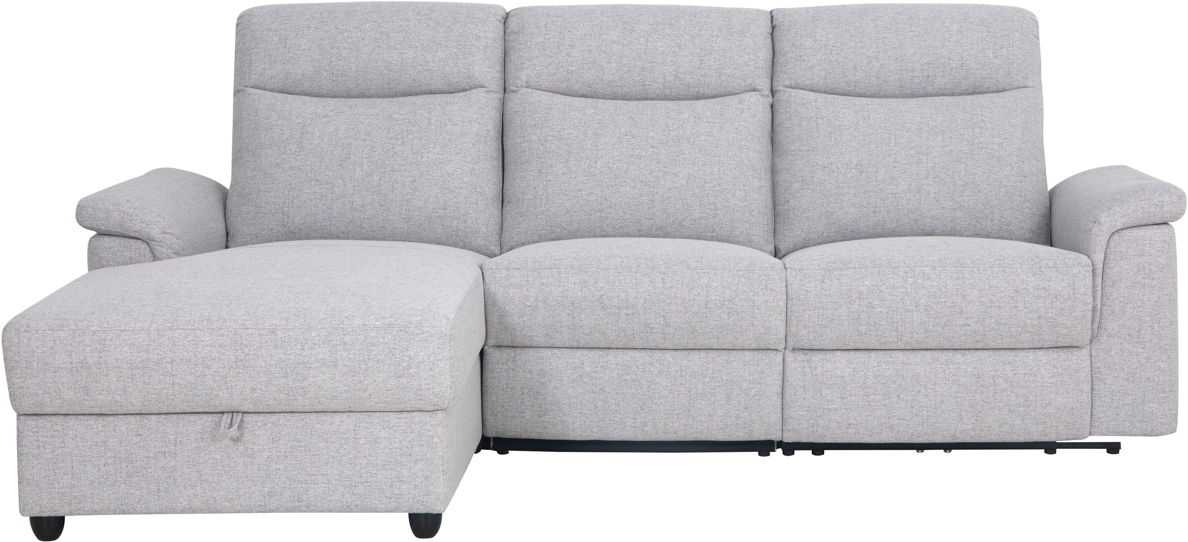 Home affaire Ecksofa »BRIONNE, L-Form, 255cm, manuelle u. elektrische Funkt günstig online kaufen