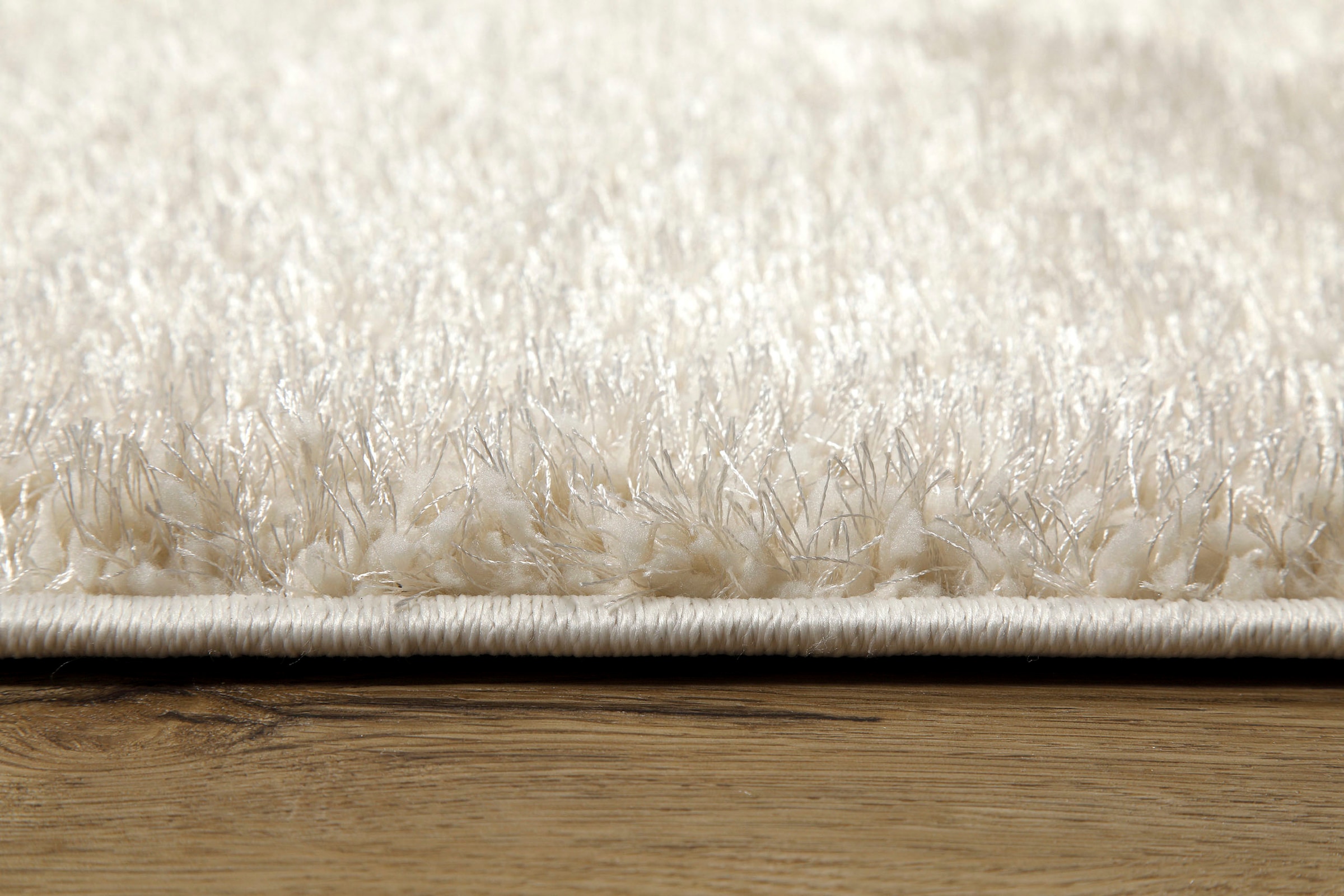 my home Hochflor-Teppich »Nickolas, auch als Läufer erhältlich«, rechteckig, 30 mm Höhe, Langflor, Shaggy, weicher Hochflor, uni farben, mit Glanz, Wohnzimmer