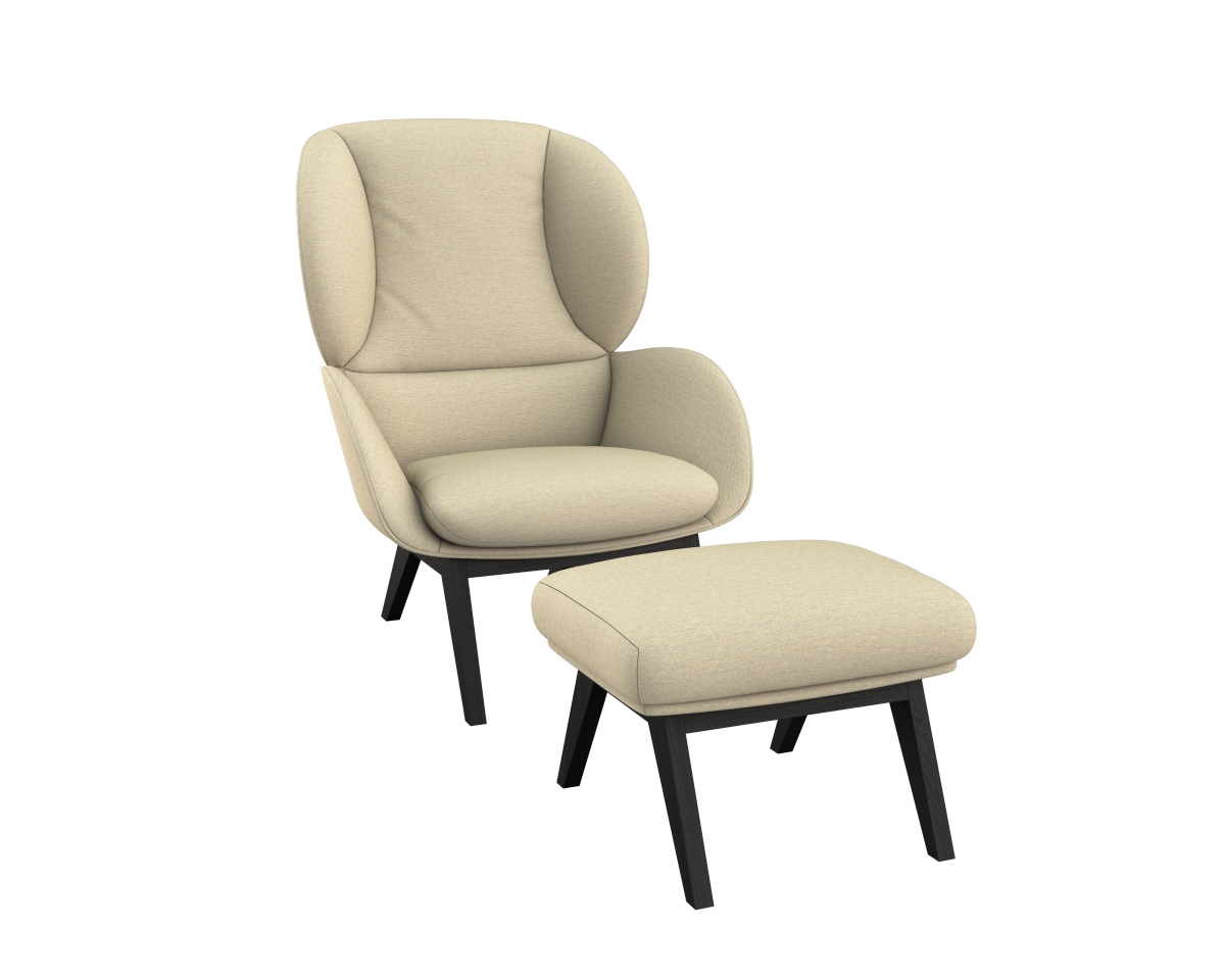 FLEXLUX Ohrensessel »Adria Designsessel, Loungesessel,«, Stil & Komfort, or günstig online kaufen