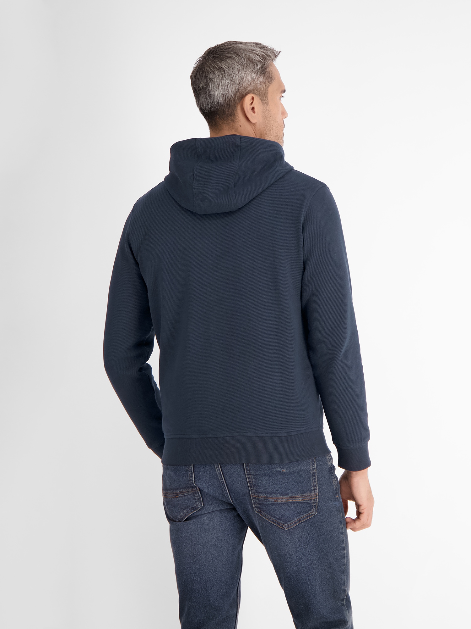 LERROS Sweatjacke »LERROS Sweatjacke mit Kapuze«