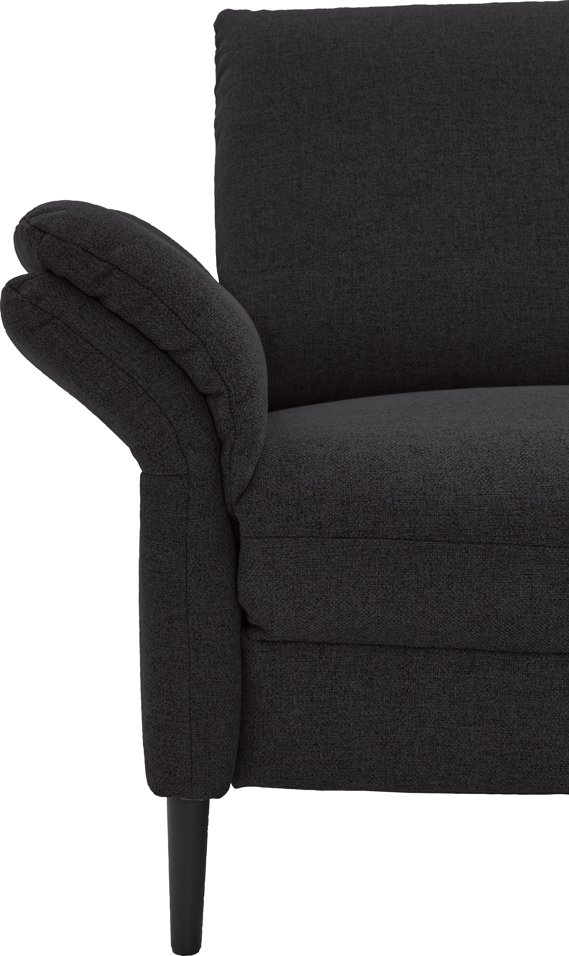 Places of Style Ecksofa »Sarsina: mit Tonnentaschen-Federkern, perfekt zum Entspannen L-Form«, inklusive 2 motorischen Relaxfunktionen mit Herz-Waage-Beschlag