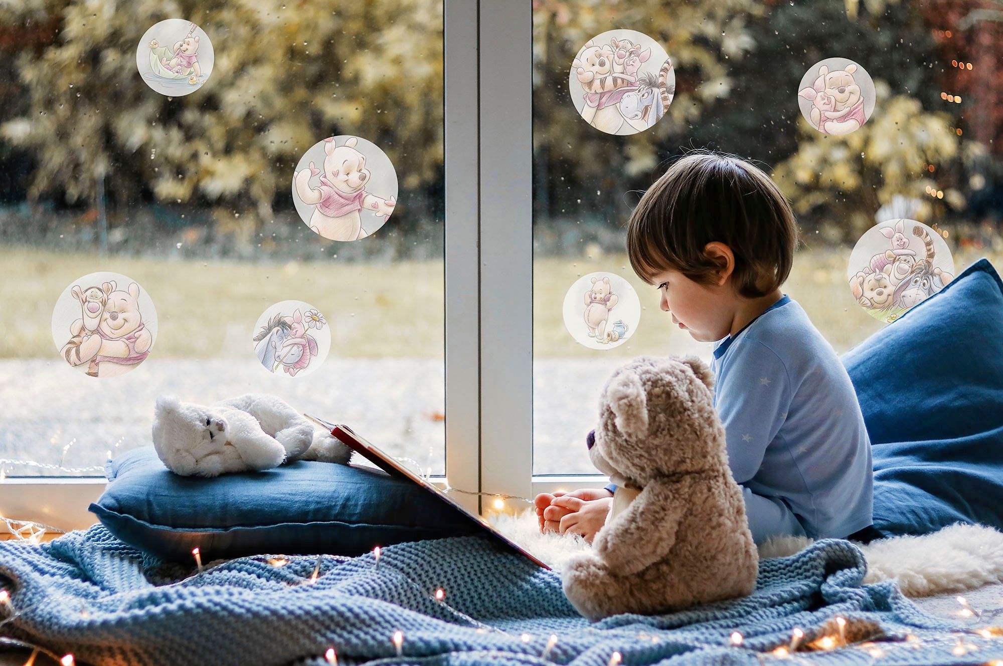 Komar Fensterbild »Winnie the Pooh Wonderful« Fenstersticker, selbsthaftend günstig online kaufen