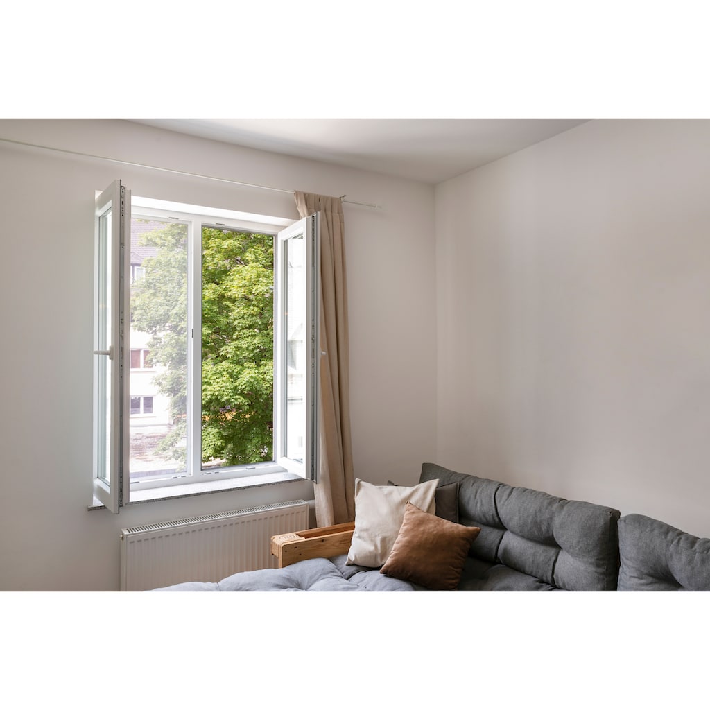 SCHELLENBERG Fliegengitter-Gewebe »Elastic 51003«, elastischer Insektenschutz für Fenster, 130x150 cm, weiß