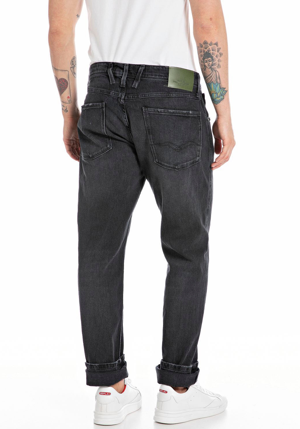 Replay Slim-fit-Jeans »ANBASS HYPERFLEX BIO«