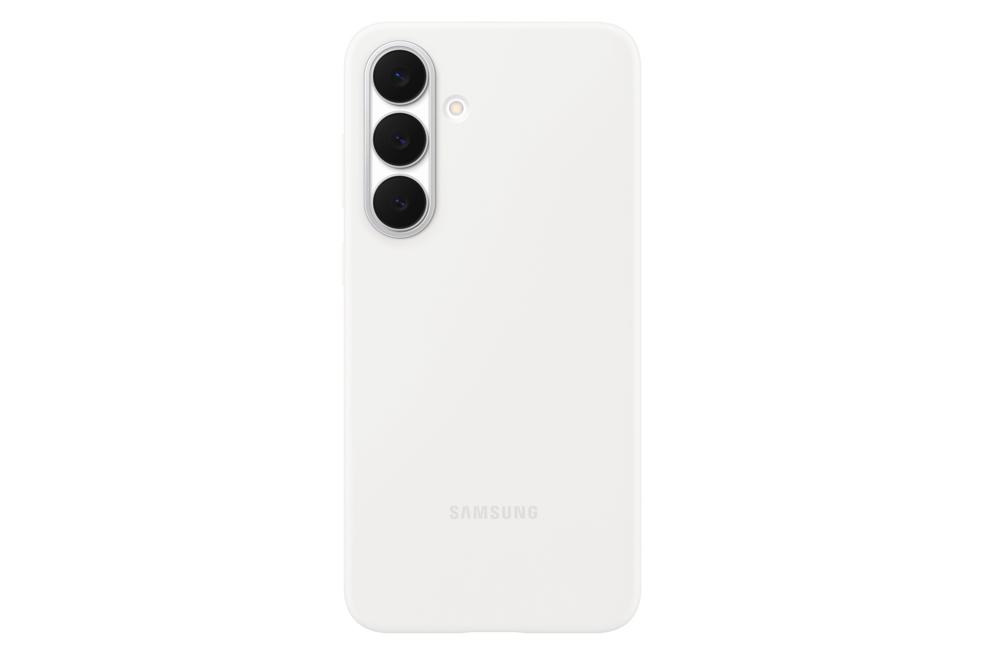SAMSUNG Handyhülle »Silicone Cover für Galaxy S25 FE« Galaxy S25 FE Backcover, Schutzhülle, Handyschutzhülle, Case, Schutzcase, stoßfest Weiß...