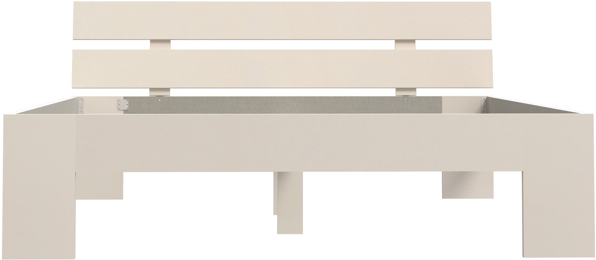 FORTE Bettgestell »Ingalil«, B/H/T 165,1/78/209,4 cm
