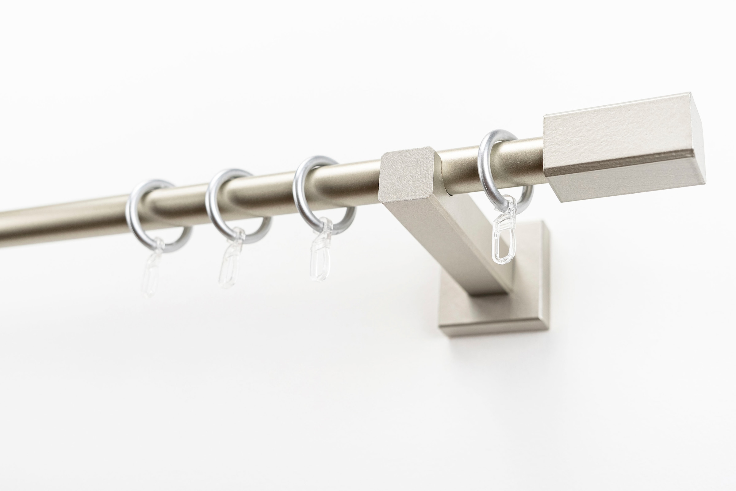 GARESA Gardinenstange »CUBUS« Ø 20 mm 1 läufig-läufig Wunschmaßlänge;Träger günstig online kaufen