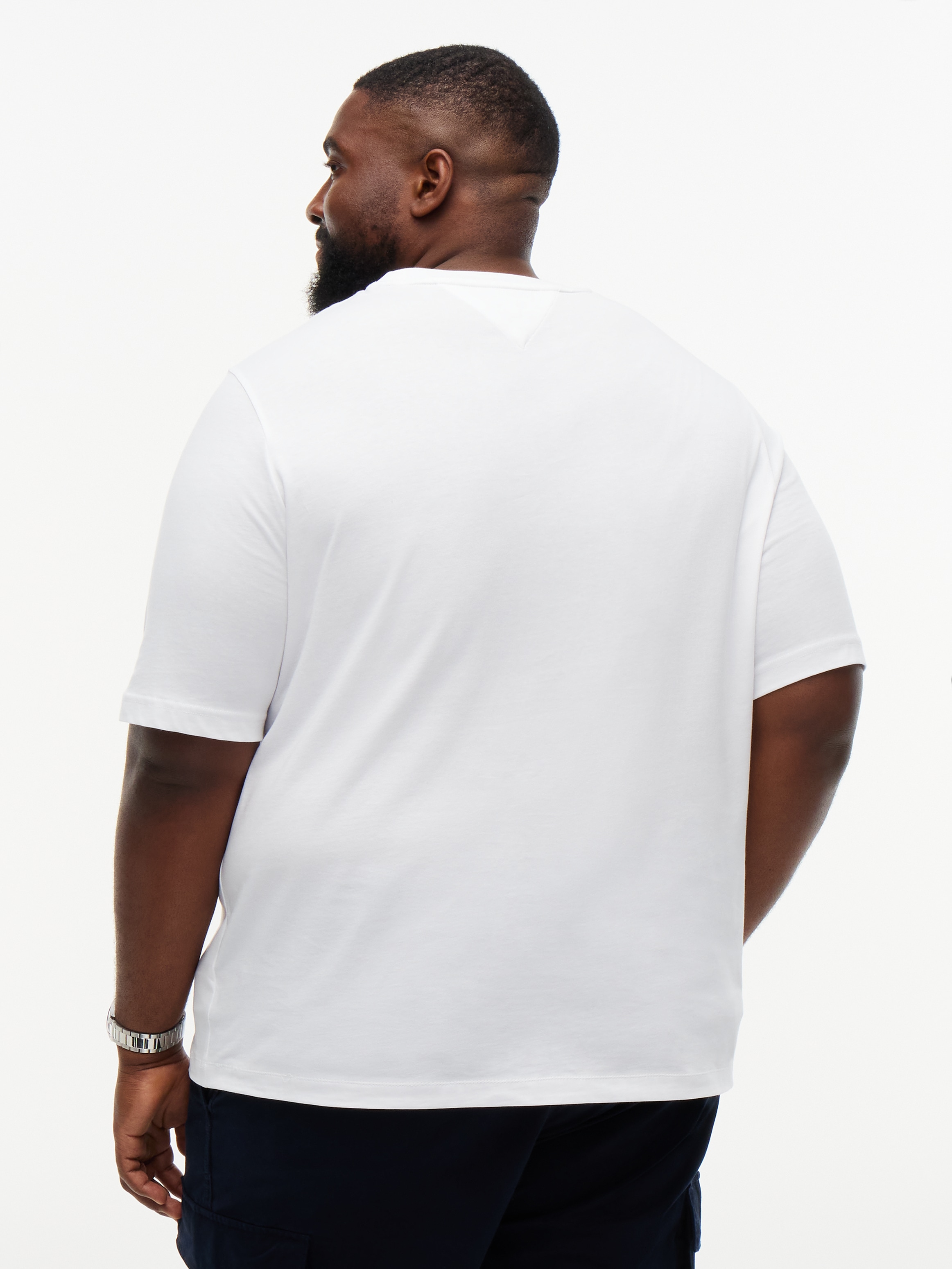 Tommy Hilfiger Big & Tall T-Shirt aus Jersey mit Flag-Grafik, Große Größen