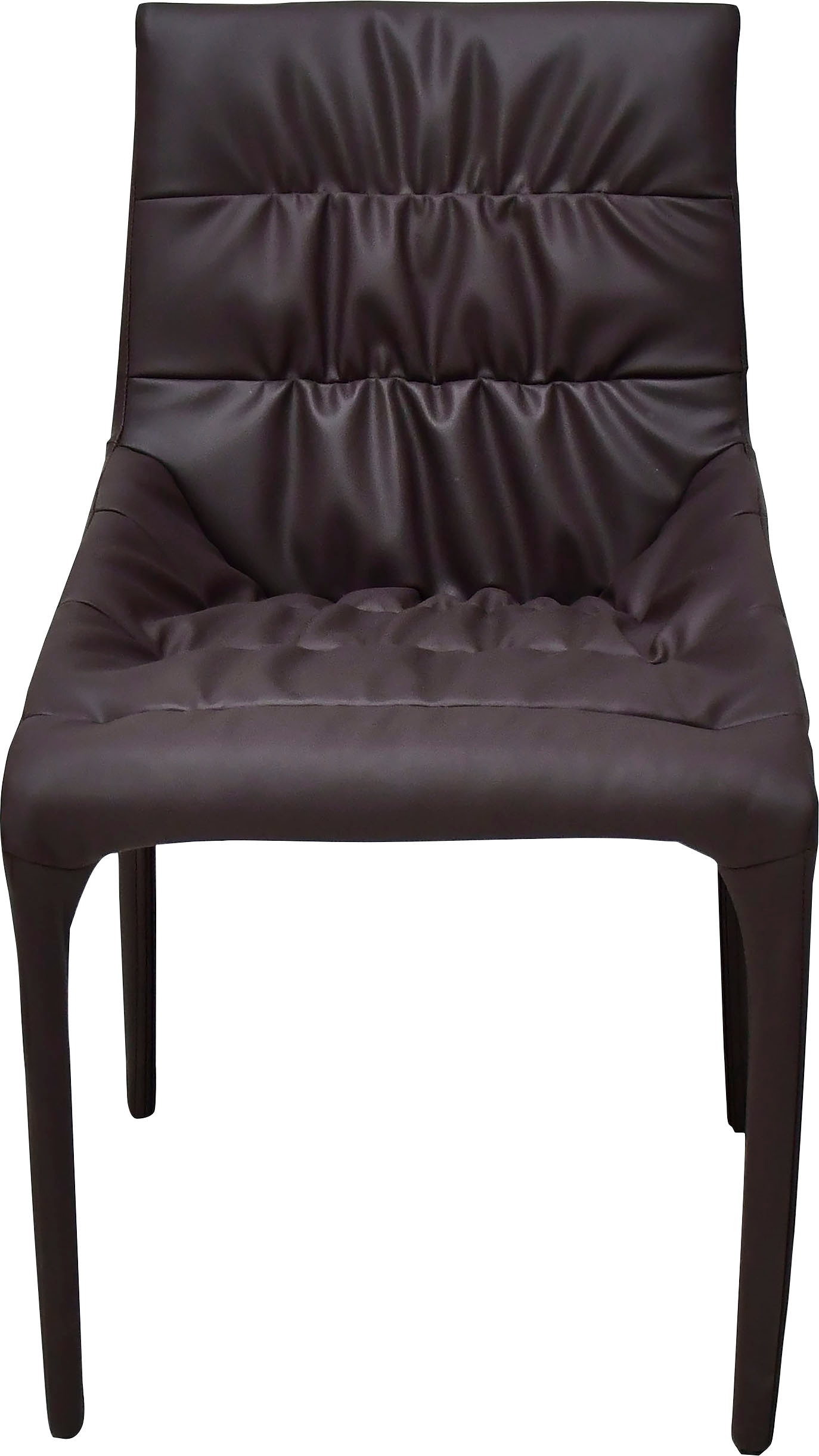 Leonique 4-Fußstuhl »Dakota« () Polsterstuhl, dunkelbraun, Kunstleder-Look, günstig online kaufen