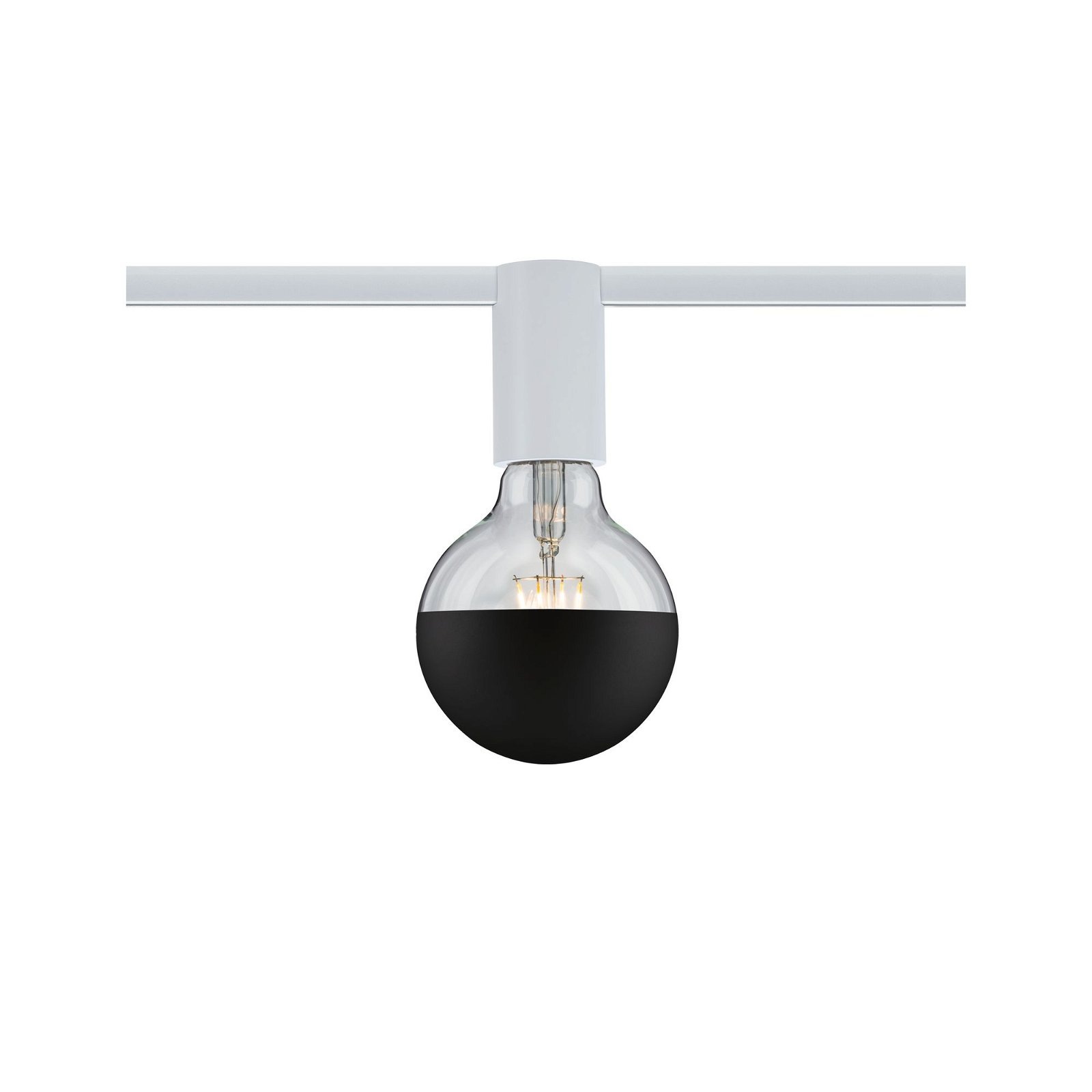 Paulmann Schienensystem-Leuchten »URail Schienenspot Socket Einzelspot E27 max. 20W 230V«, dimmbar