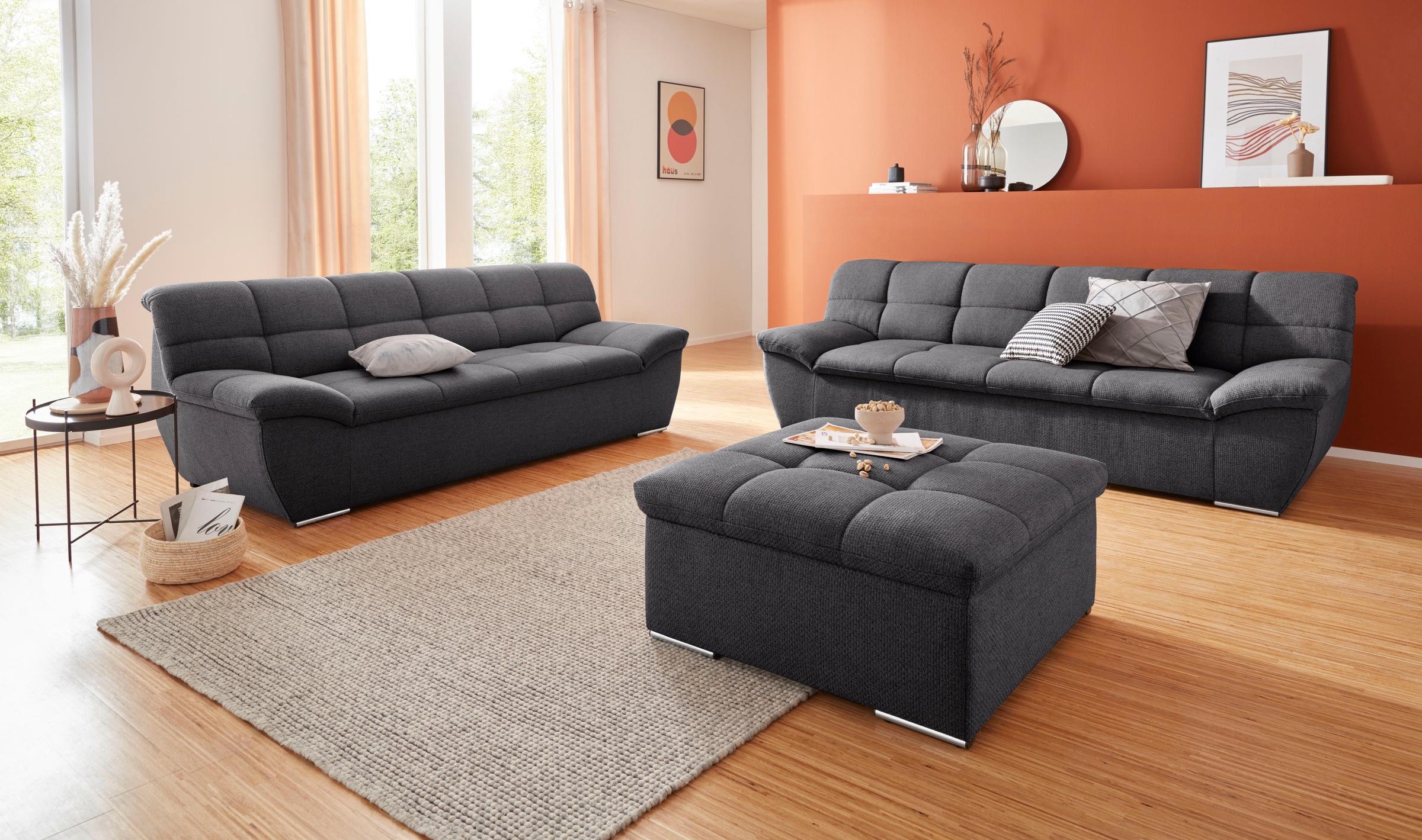 DOMO collection Sitzhocker »Lagoa«, in großer Farbauswahl