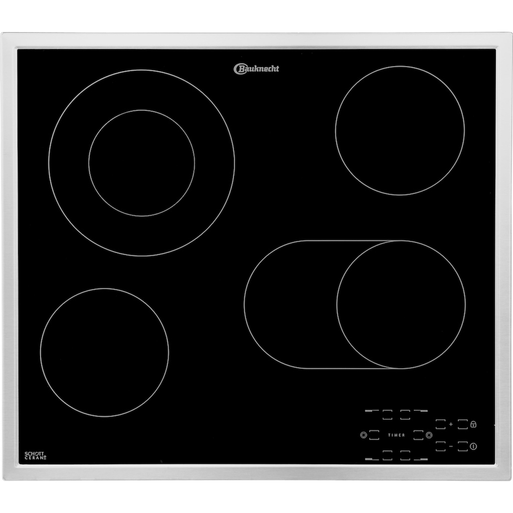 BAUKNECHT Elektro-Kochfeld von SCHOTT CERAN®, CTAR 9642 IN, mit Touch-Control-Steuerung