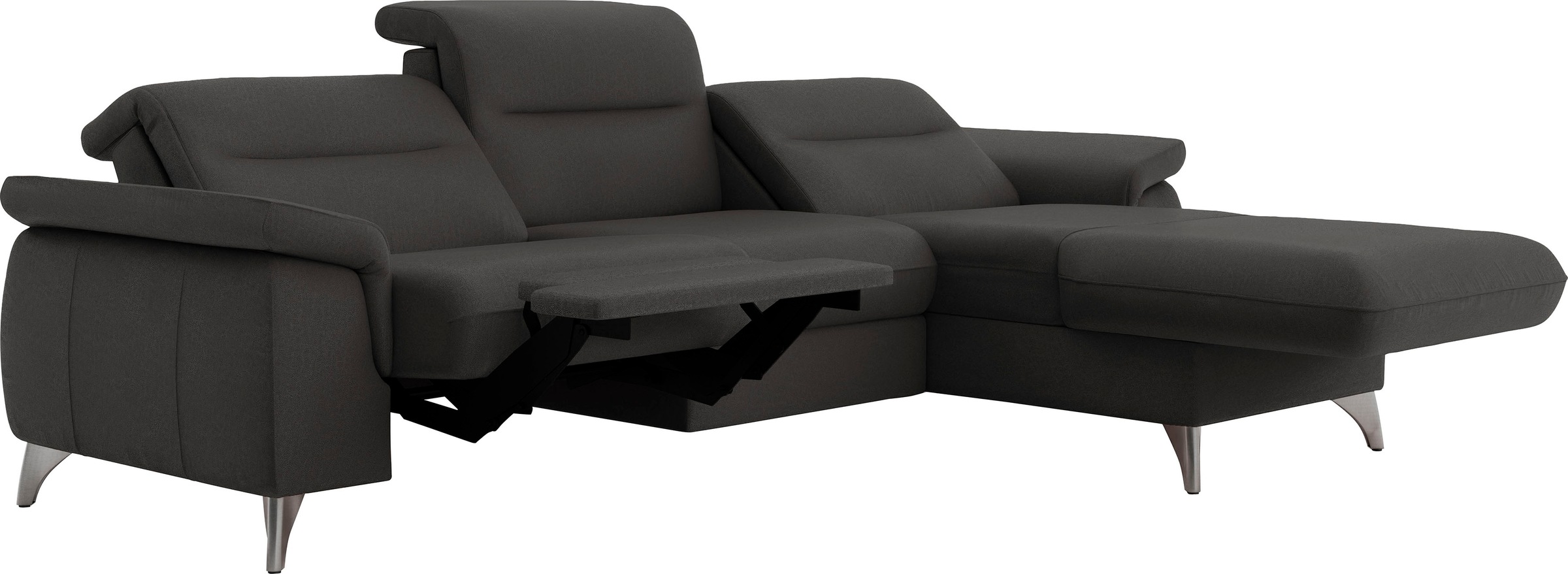 sit&more Ecksofa »Astoria L-Form«, wahlweise mit motorischer Relaxfunktion