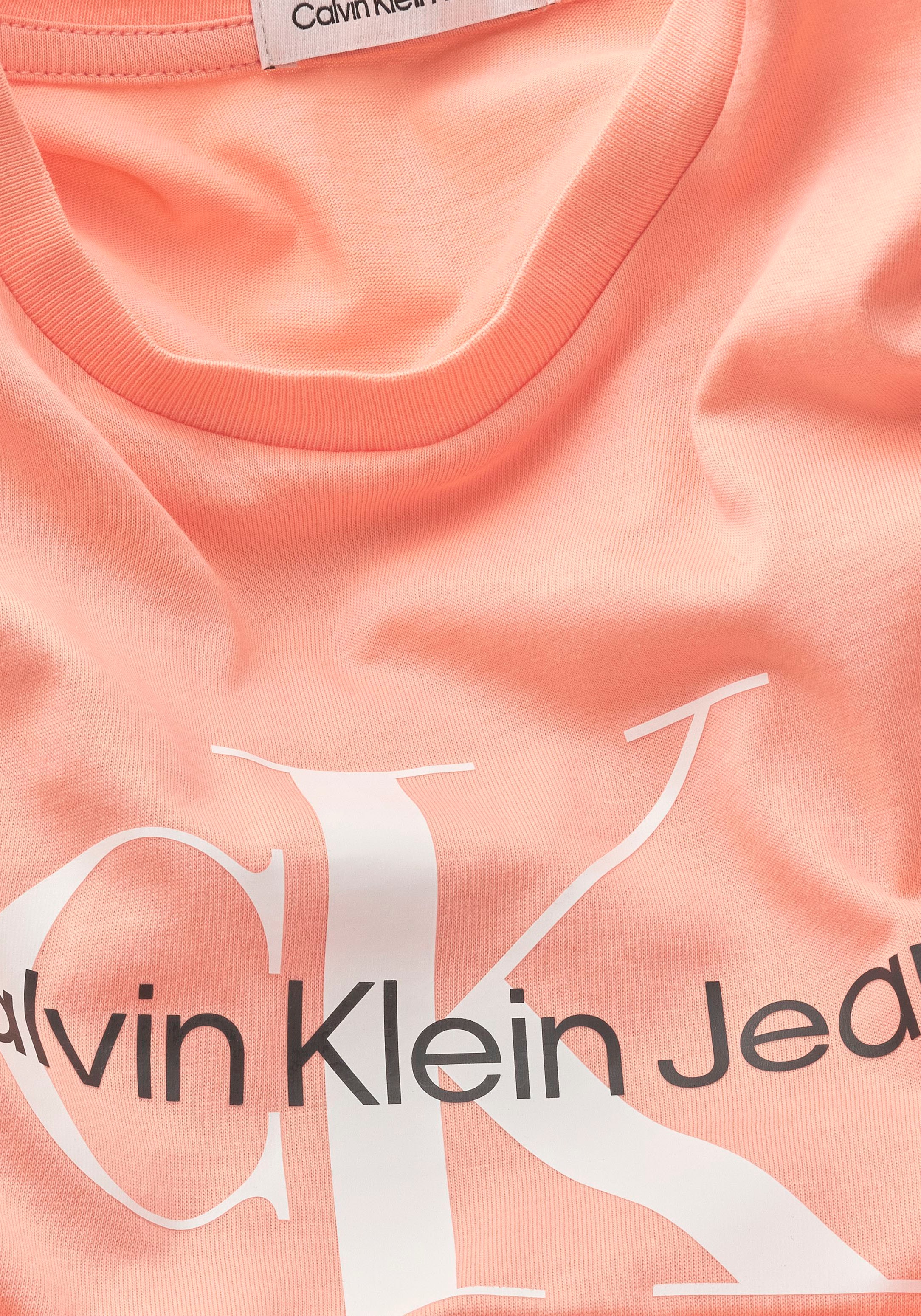 Calvin Klein »MONOGRAM MiniMe,für Mädchen Jeans T-Shirt LOGO kaufen und online Kids Kinder Junior Jungen T-SHIRT«