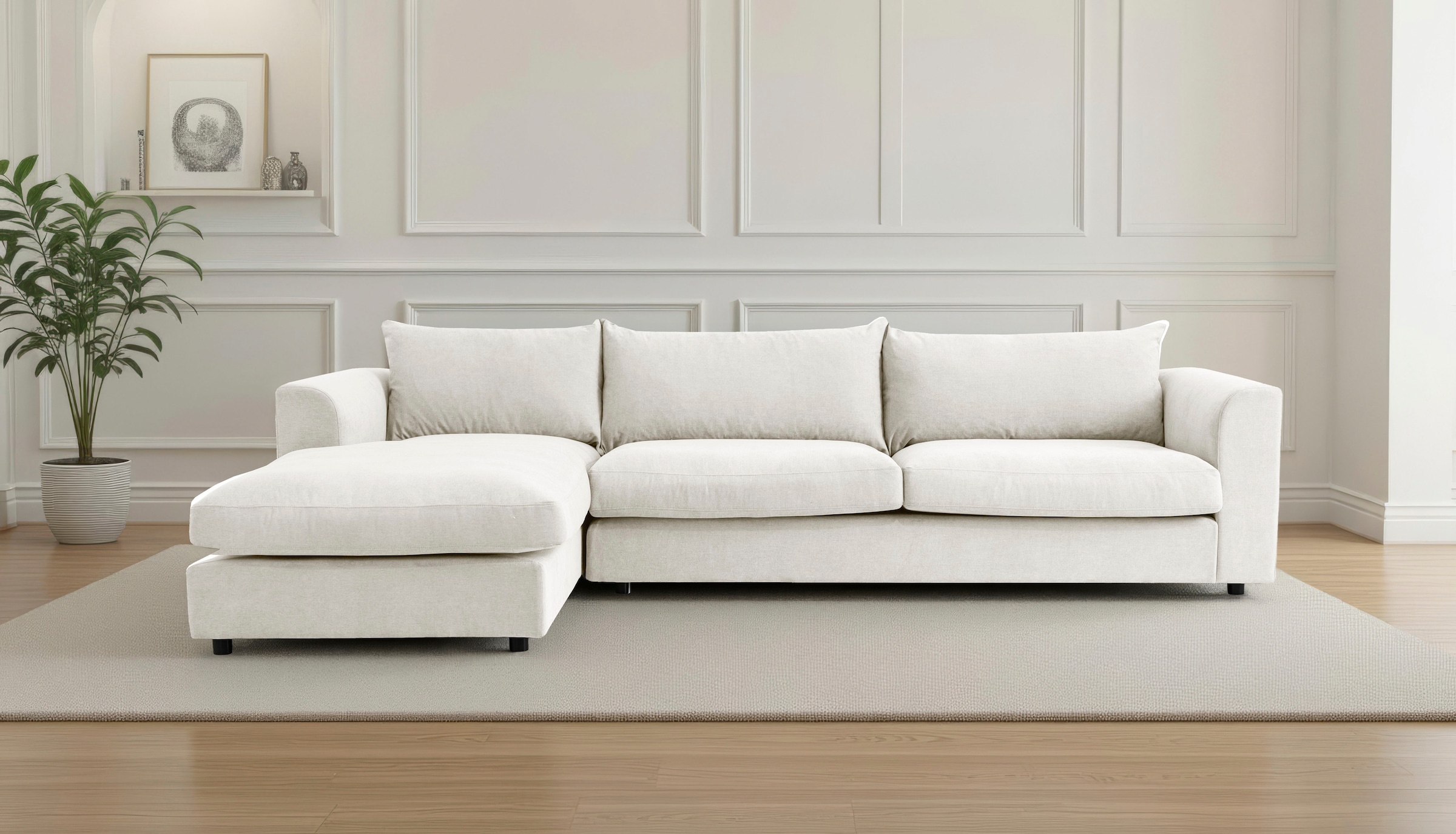 LeGer Home by Lena Gercke Ecksofa »Avelina« Breite 297 cm, in Cord- und Che günstig online kaufen