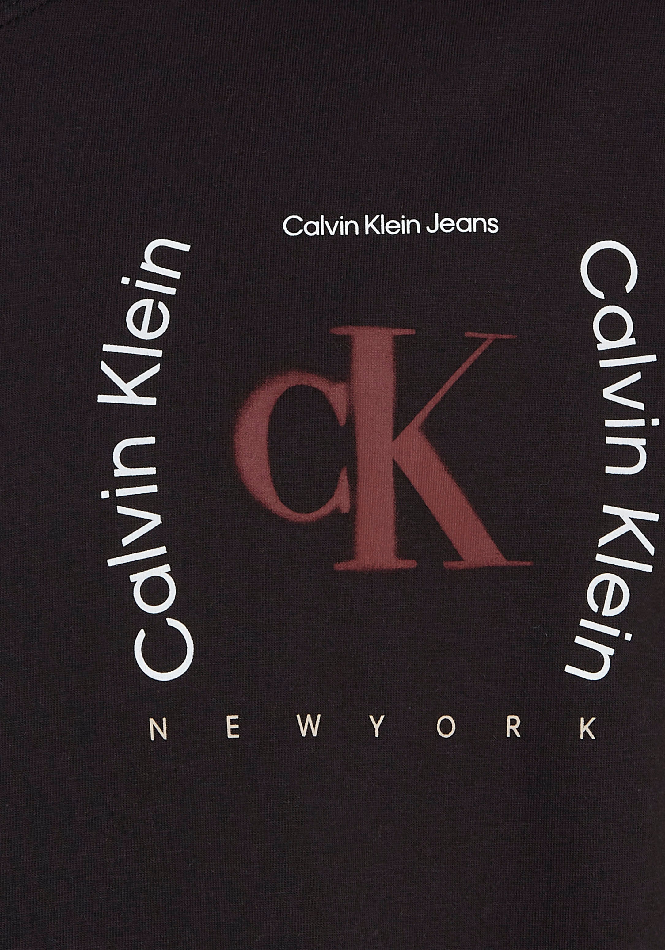 Calvin Klein Jeans T-Shirt, mit Logoschriftzügen und CK-Label