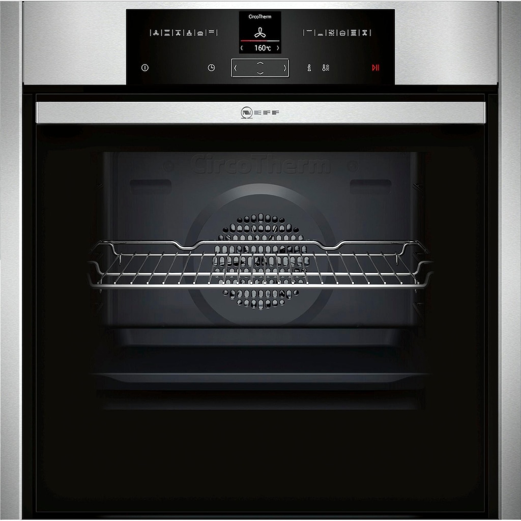 NEFF Backofen-Set »XB46TWIST«, B45CR20N0, mit Teleskopauszug nachrüstbar, EasyClean