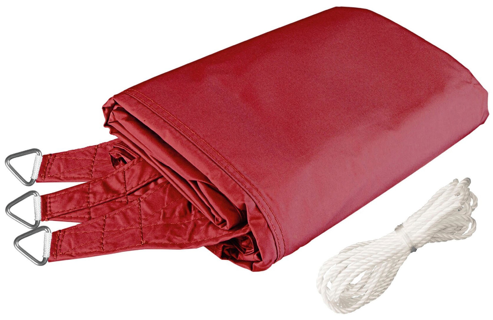 Windhager Sonnensegel »Capri Dreieck« 4x4x4m, rot
