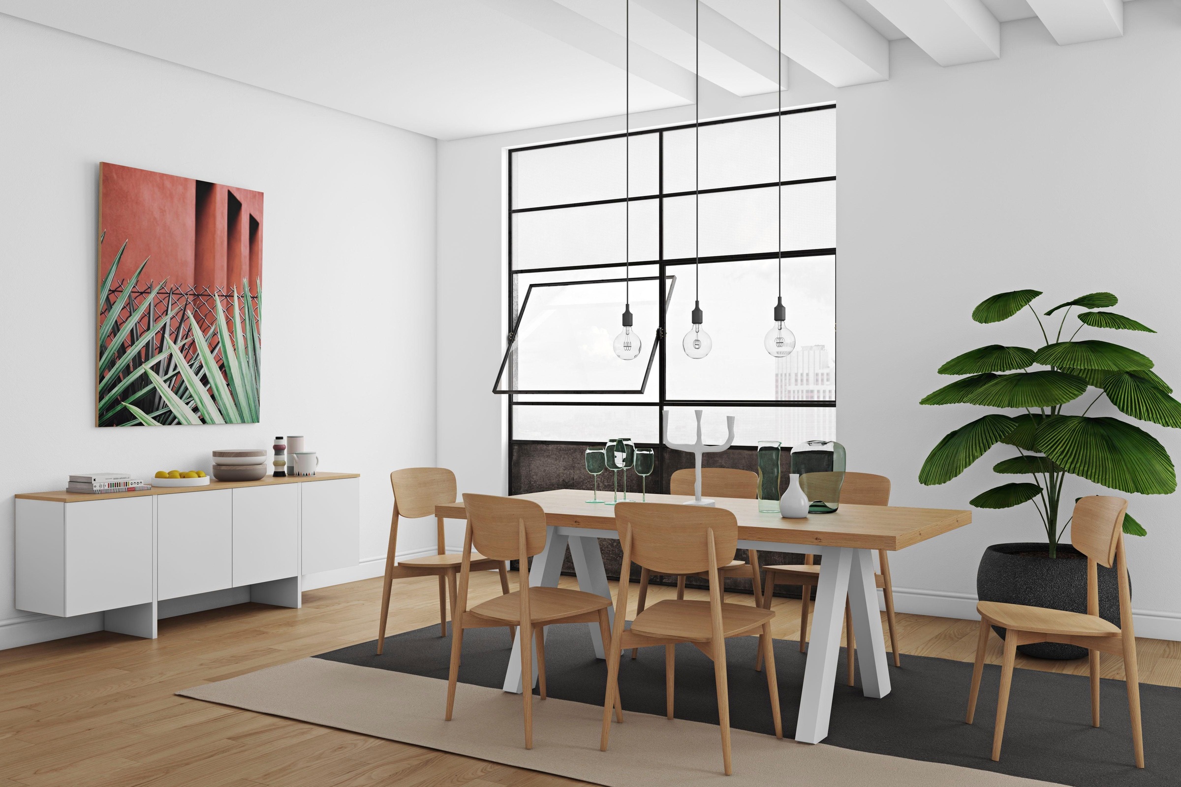 TemaHome Sideboard »Edge«, Kommode, Breite 200 cm