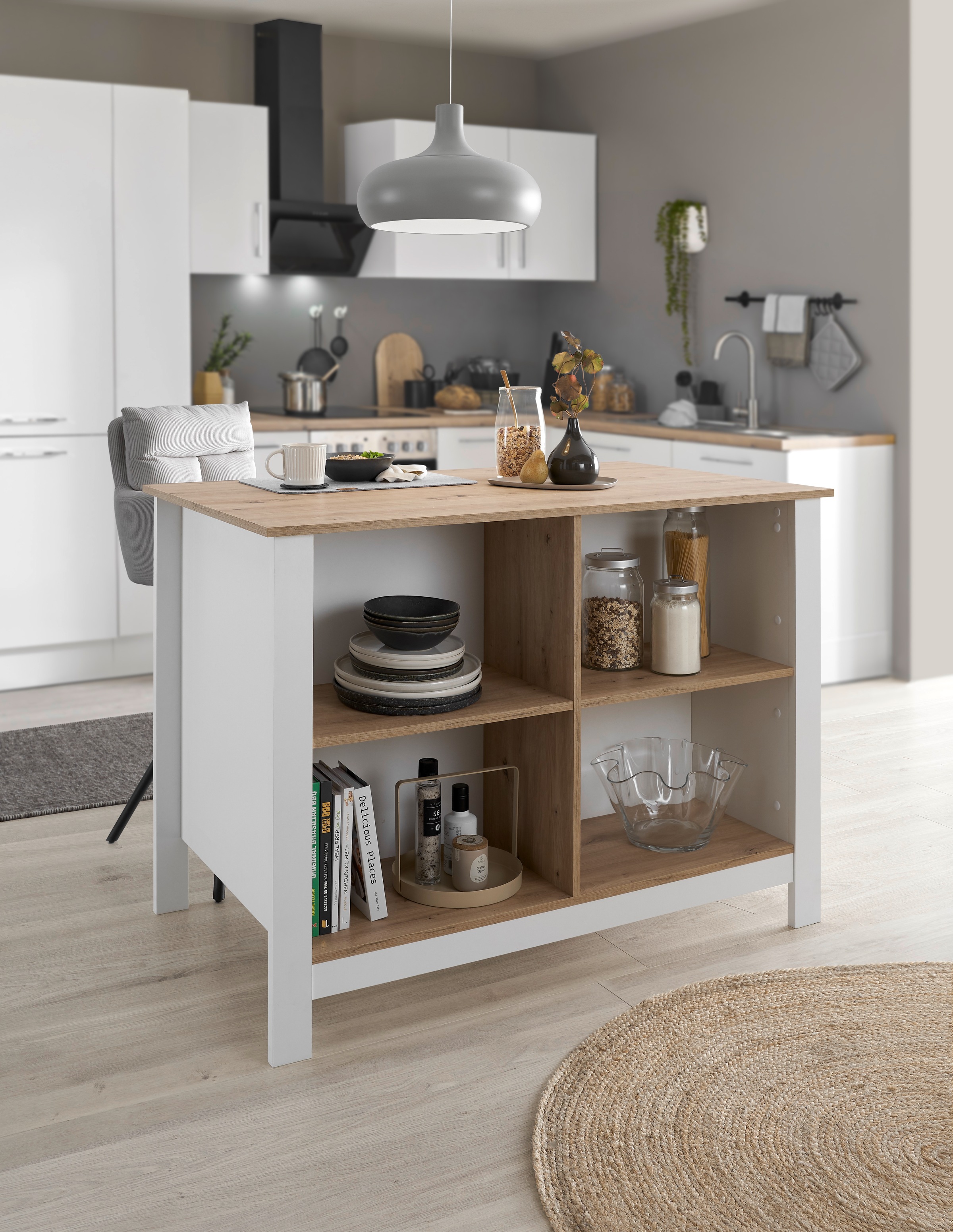 BASIC by Balculina Kücheninsel »Sugar Kücheninsel, Kücheninsel BxHxT 124x90 günstig online kaufen