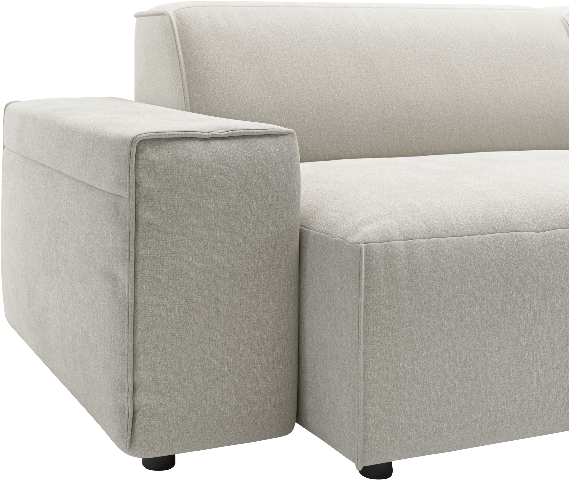 andas Ecksofa »Glimminge auch in Breitcord, Feincord, Bouclé + Easy care-Bezug«, L-Form, Breite 294, Zierkissen