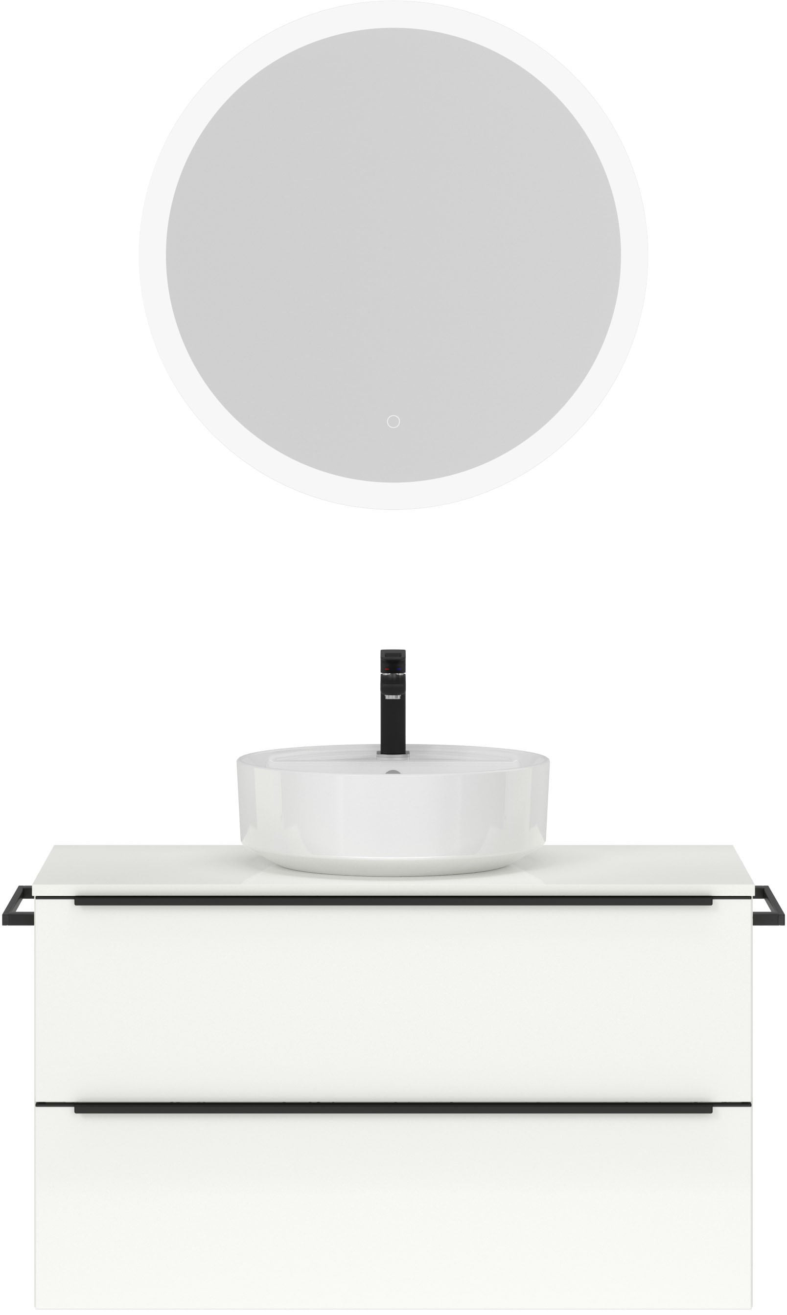 nobilia® Badmöbel-Set »Alvene« vormontiert, mit Soft-Close, 2 Stk. tlg. Hoc günstig online kaufen