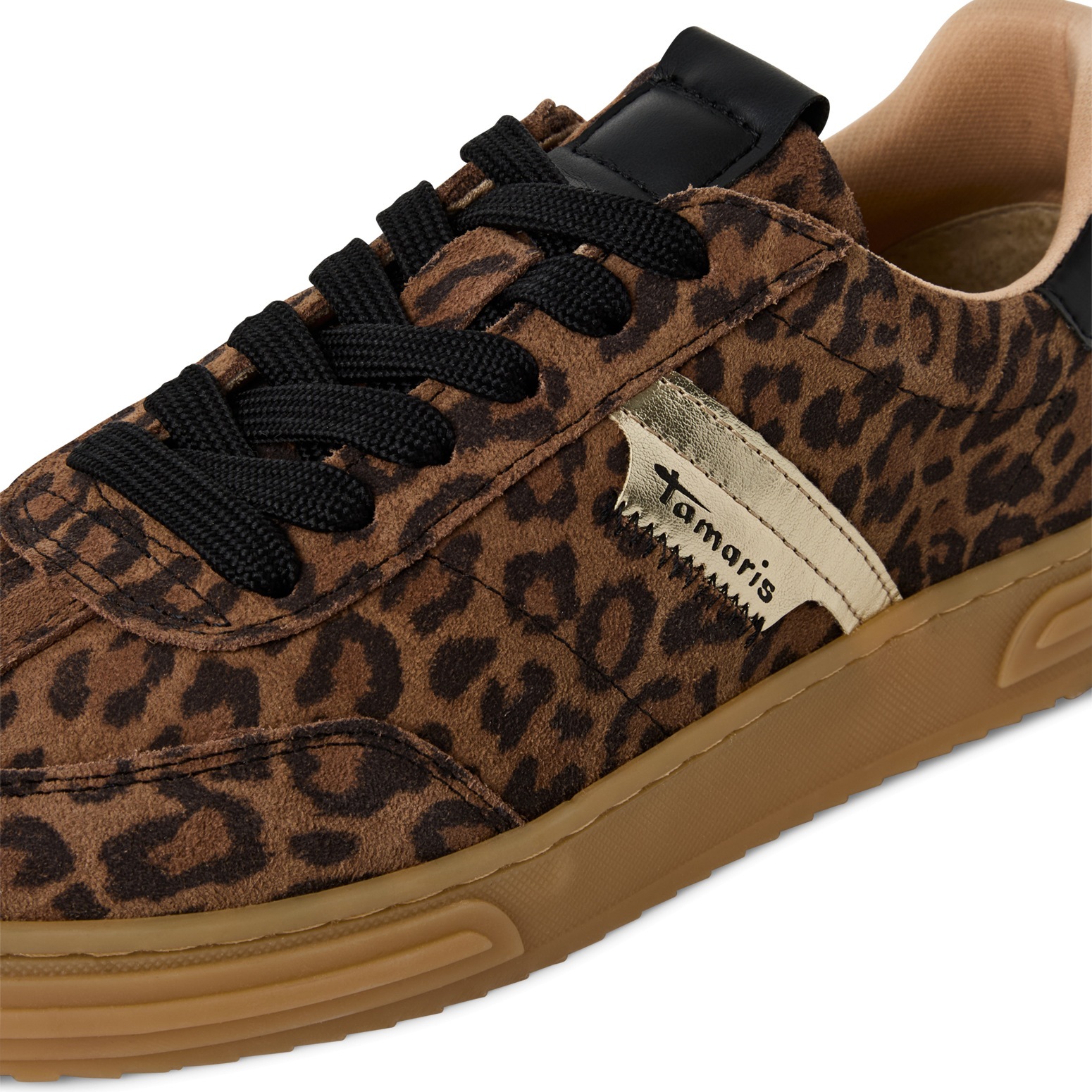 Tamaris Plateausneaker, Freizeitschuh, Halbschuh, Schnürschuh im angesagten Animal Look