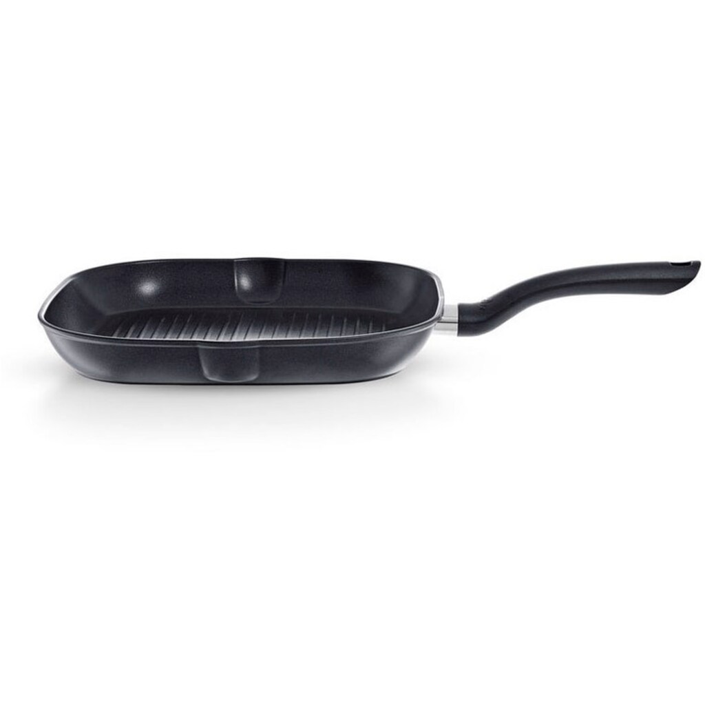 Fissler Grillpfanne »Cenit®«, Aluminium, (1 tlg.), Ø 28 cm, mit ergonomischem Griff, Induktion, Made in Italy