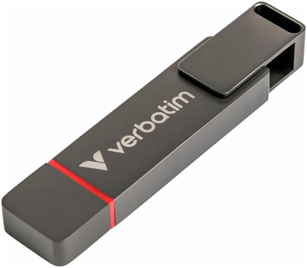 Verbatim USB-Stick »Dual QuickStick 128GB«, (USB 3.2 Lesegeschwindigkeit 510 MB/s)