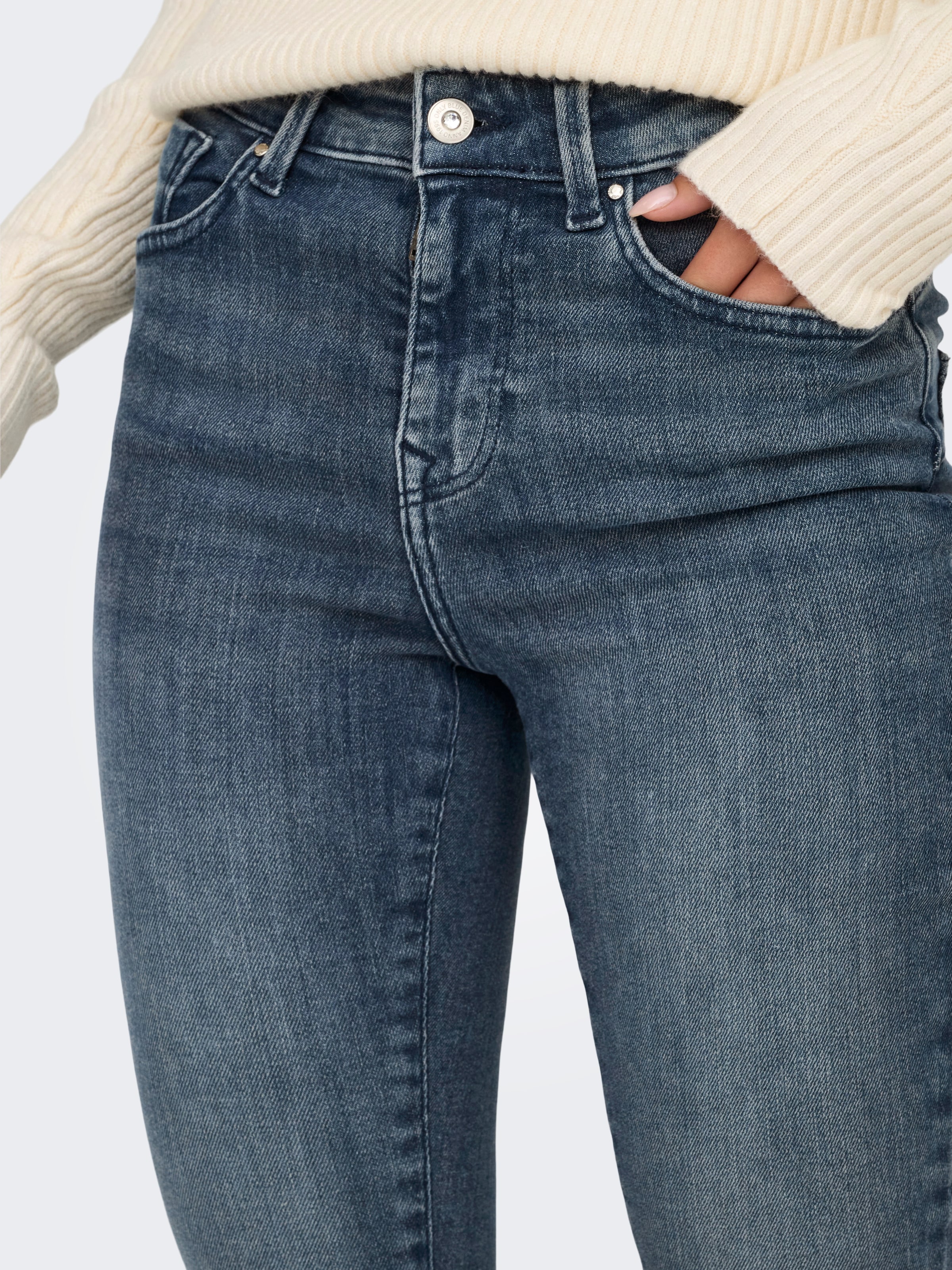 ONLY Skinny-fit-Jeans »ONLPOWER MID PUSH UP SK DNM TAI886«