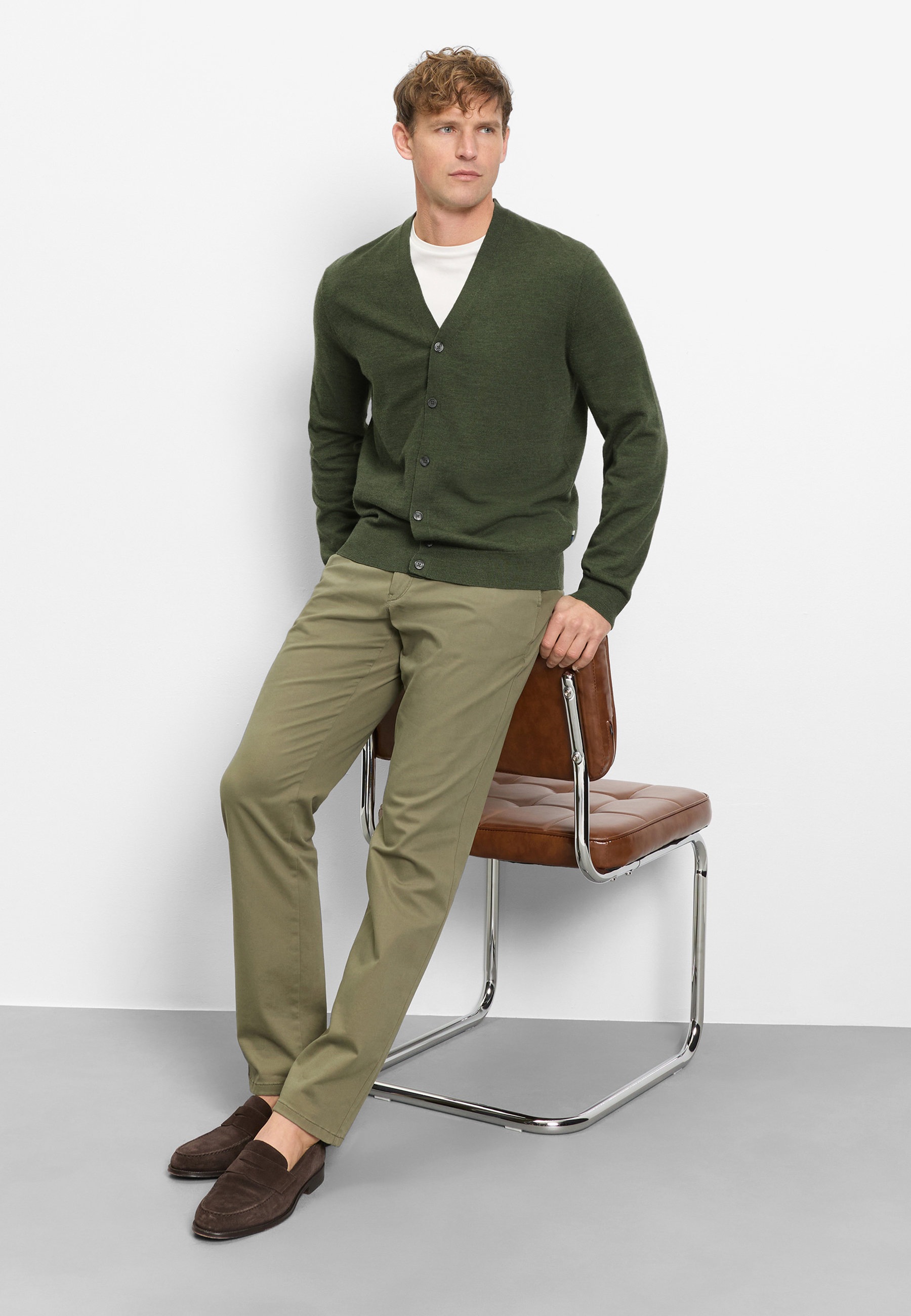 OLYMP Sweatjacke »OLYMP Casual Strick«