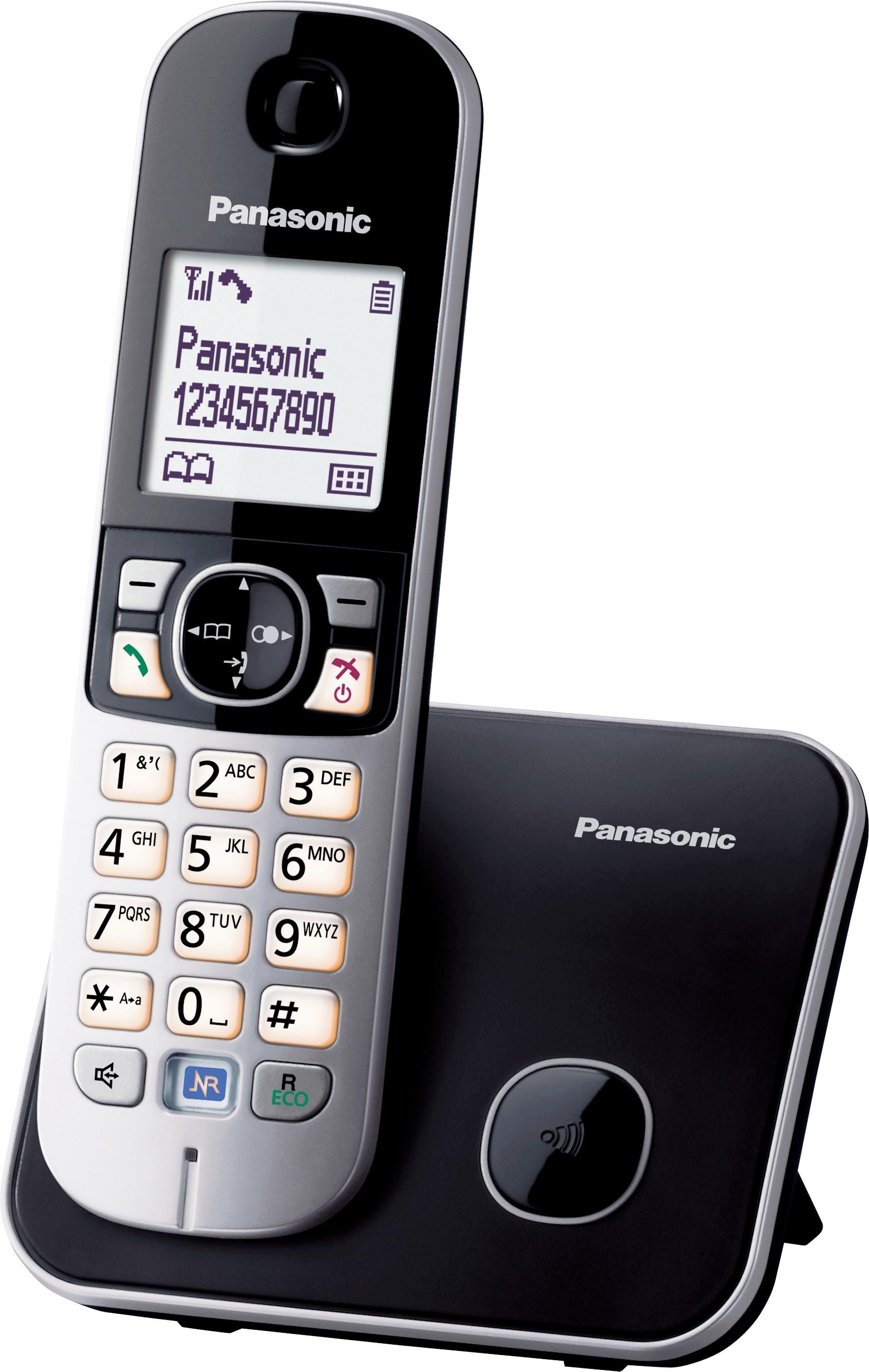 Panasonic Schnurloses DECT-Telefon »KX-TG6811GS«, (Mobilteile: 1), mit Anrufer- und Wahlsperre