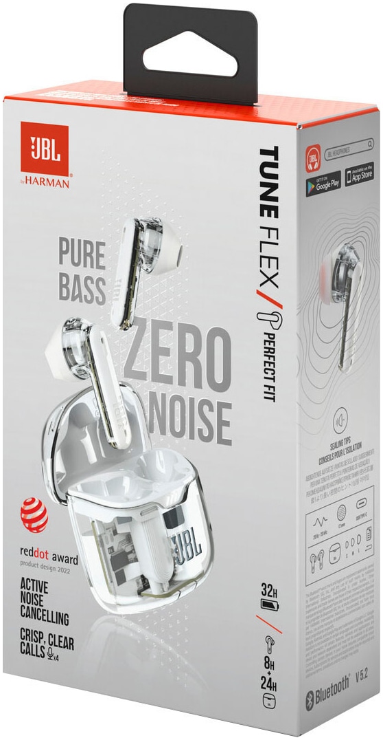 JBL wireless In-Ear-Kopfhörer »Tune Flex« Bluetooth Active Noise Cancelling (ANC)