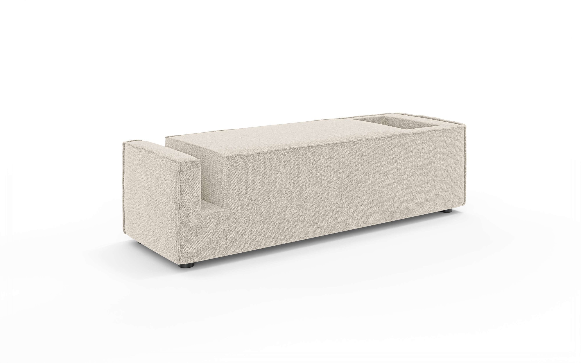 INOSIGN Sofaelement »HAILY Tisch XL für das Modulsofa, extra tief, Maße B/T/H: 45/130/37 cm«, als Modul oder separat verwendbar, mit Steckfach und Ablagefläche