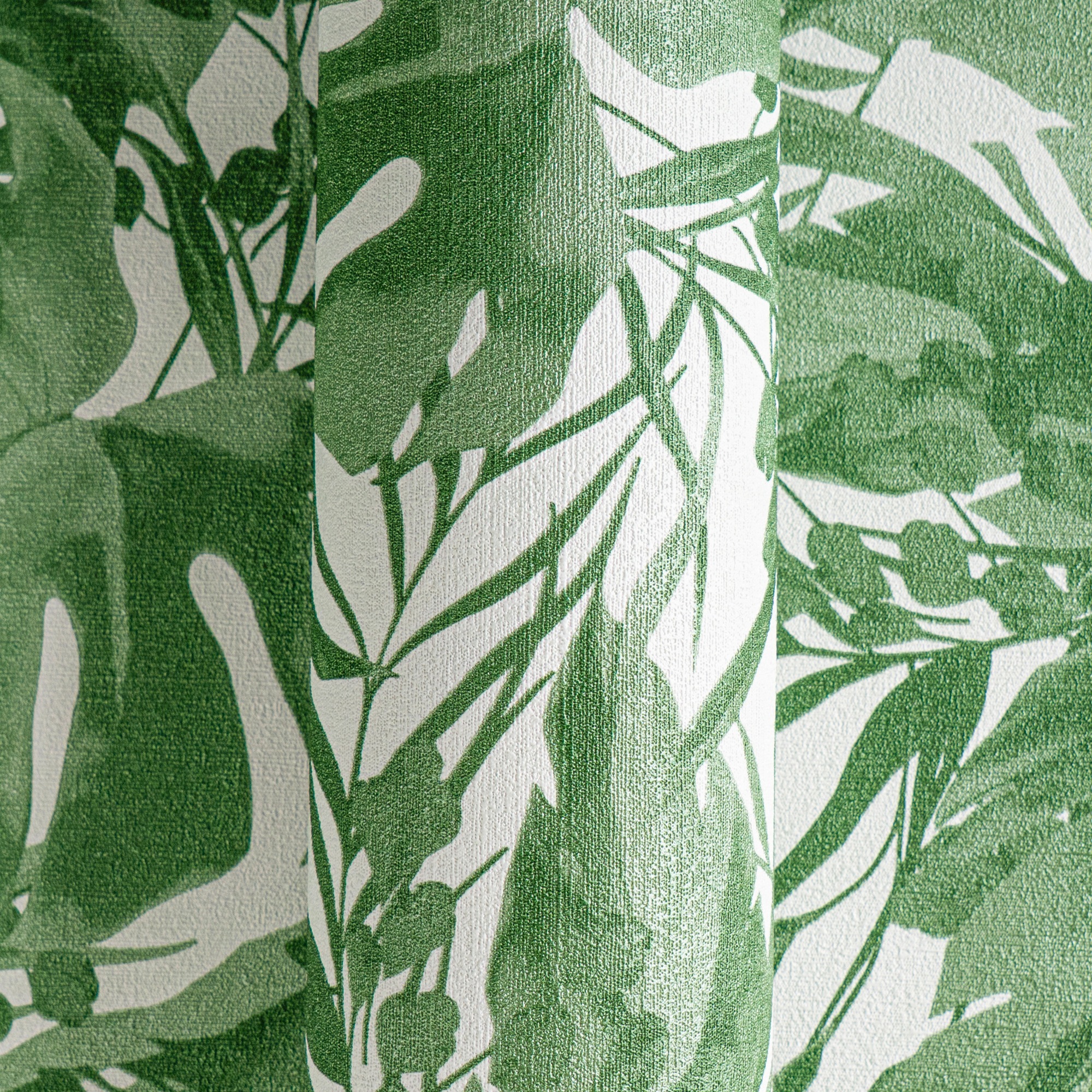 CosmoLiving by Cosmopolitan Vliestapete »Earthlines – Tropische Vliestapete« matt strukturiert Natürliche Blätter in harmonischer Eleganz